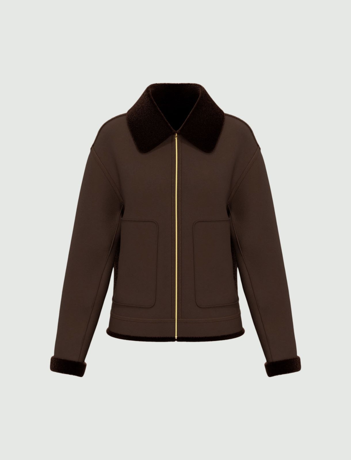 Reversible jacket - DARK BROWN - Emme - 6
