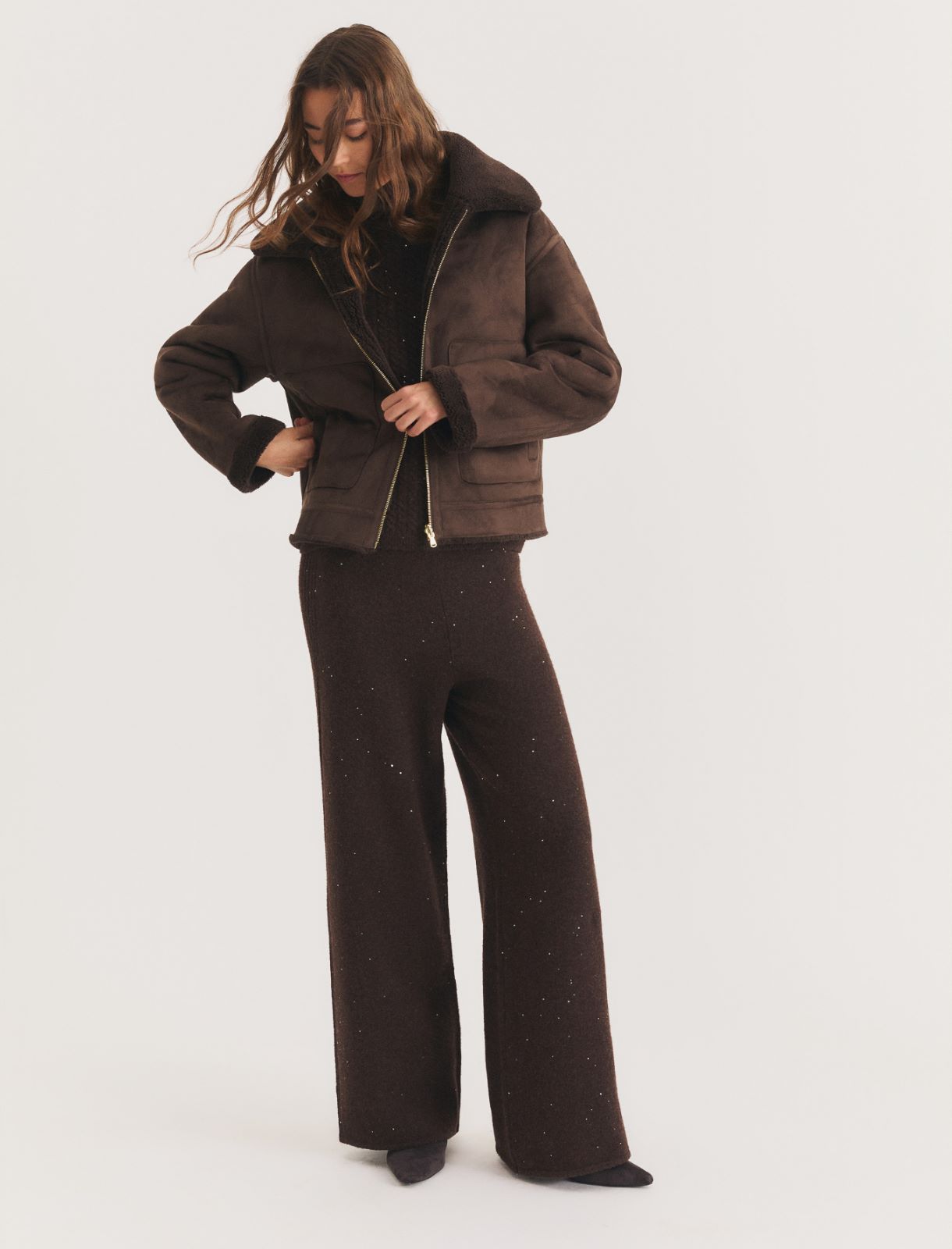 Reversible jacket - DARK BROWN - Emme