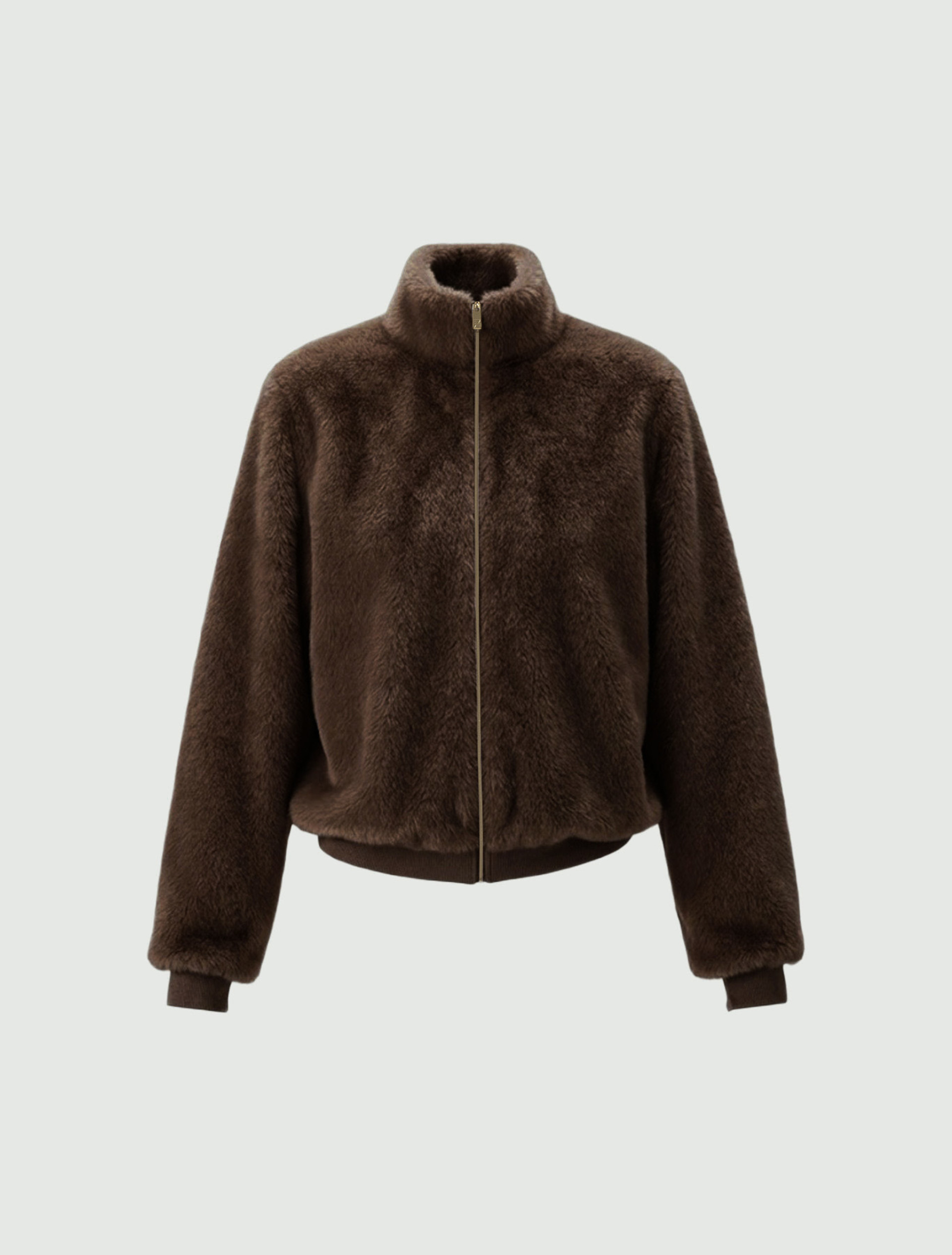 Bomber in tessuto furry - TESTA DI MORO - Emme - 6