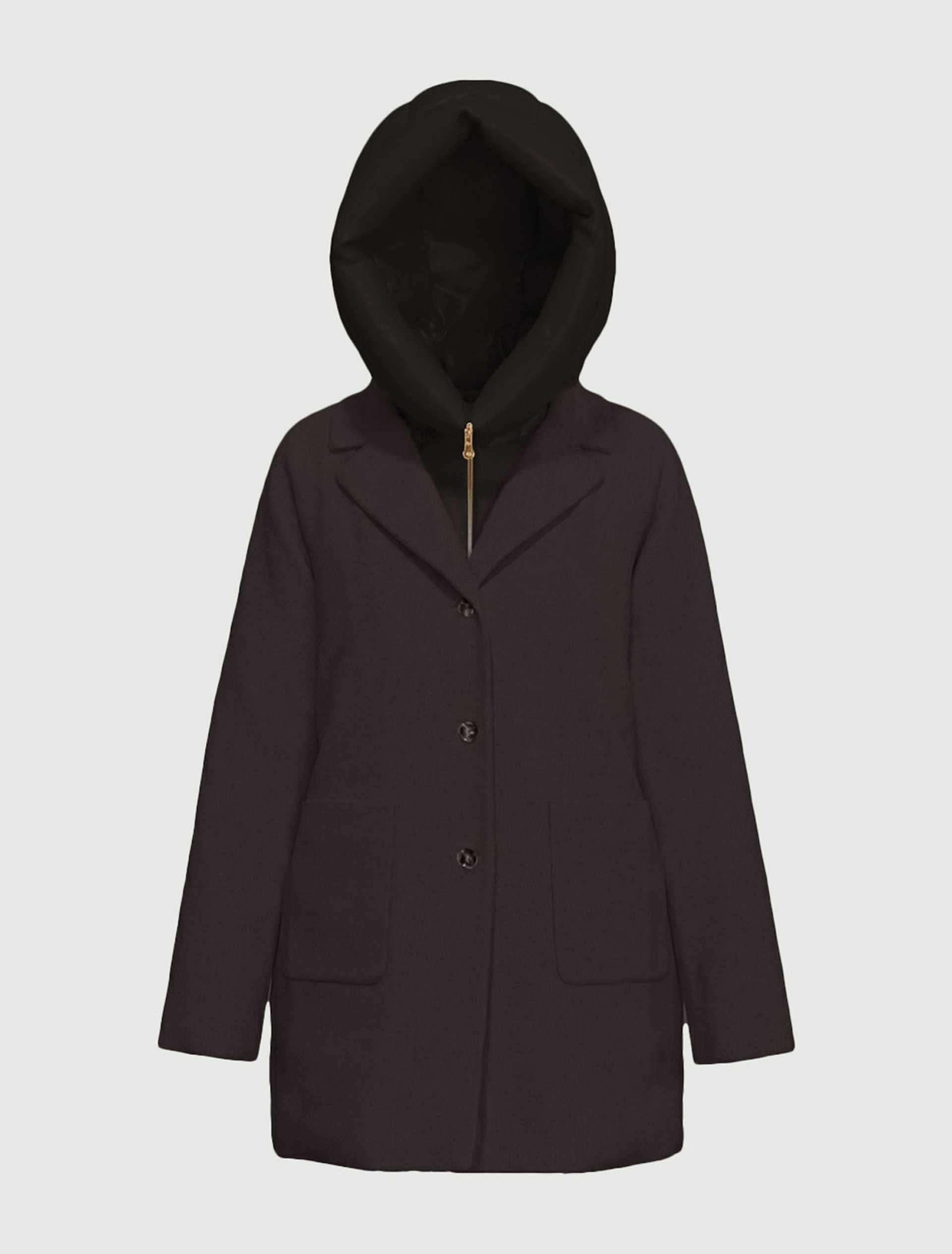 Long padded coat - BROWN - Emme - 6