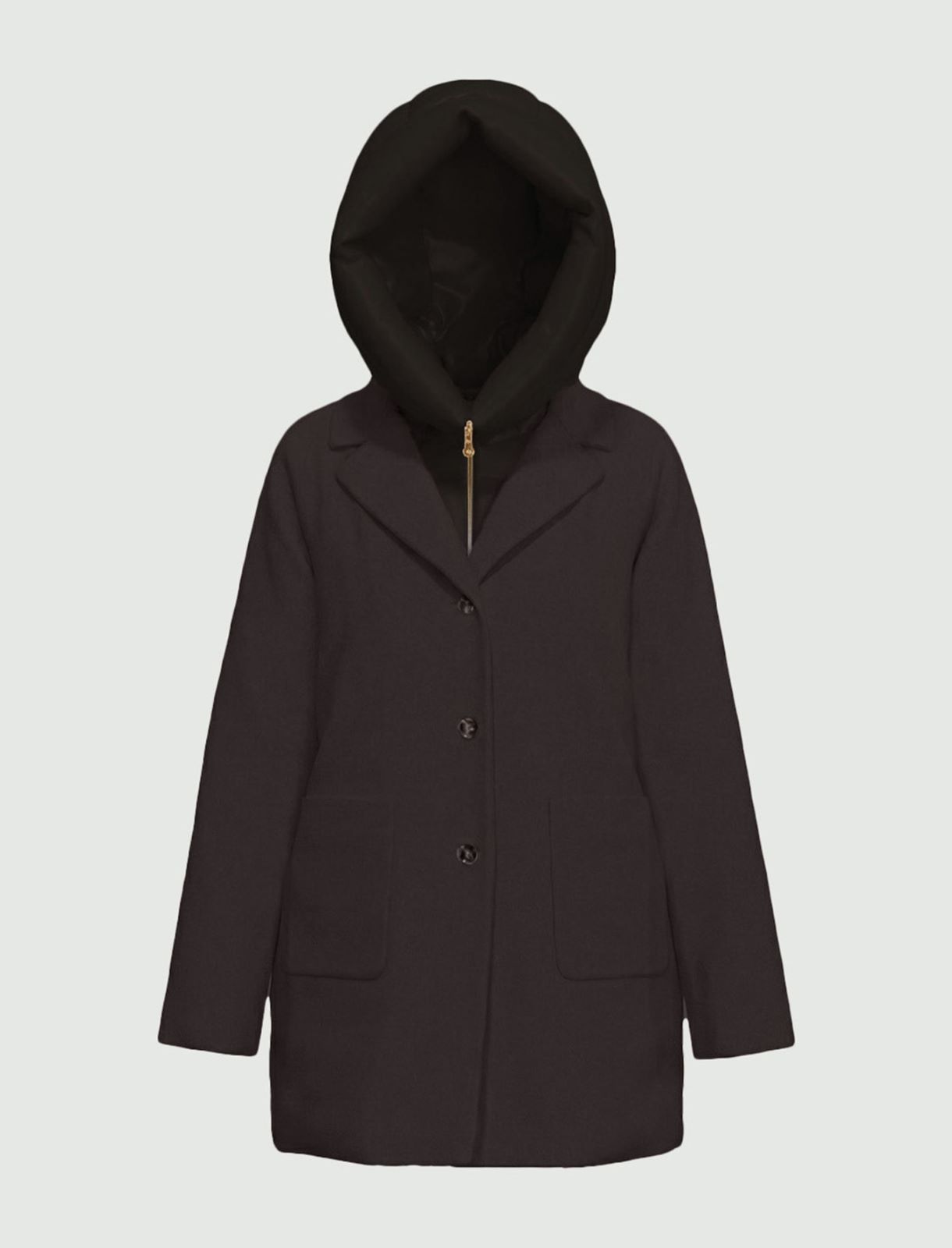 Long padded coat - BROWN - Emme - 6