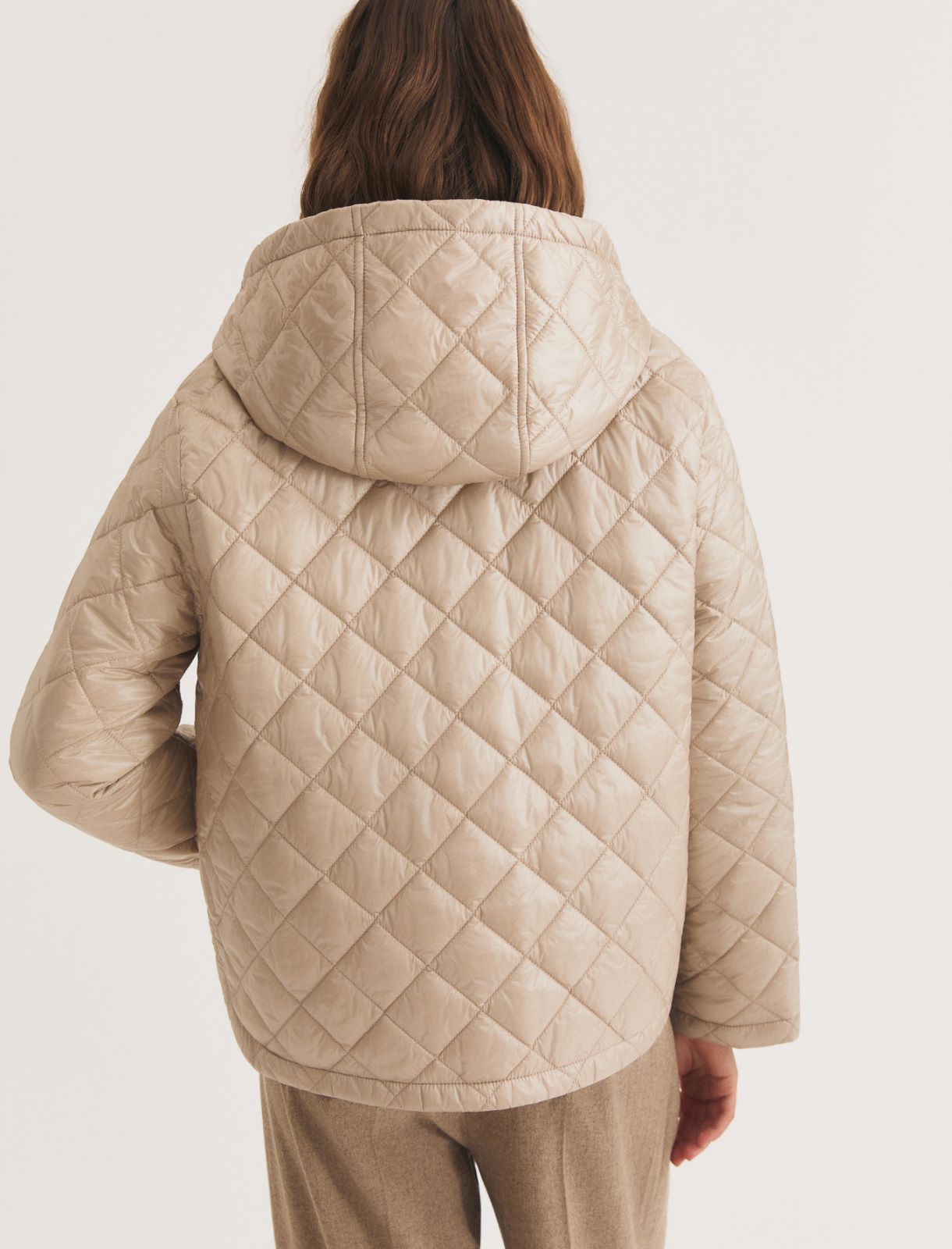 Water-repellent quilted jacket - SAND - Emme - 2
