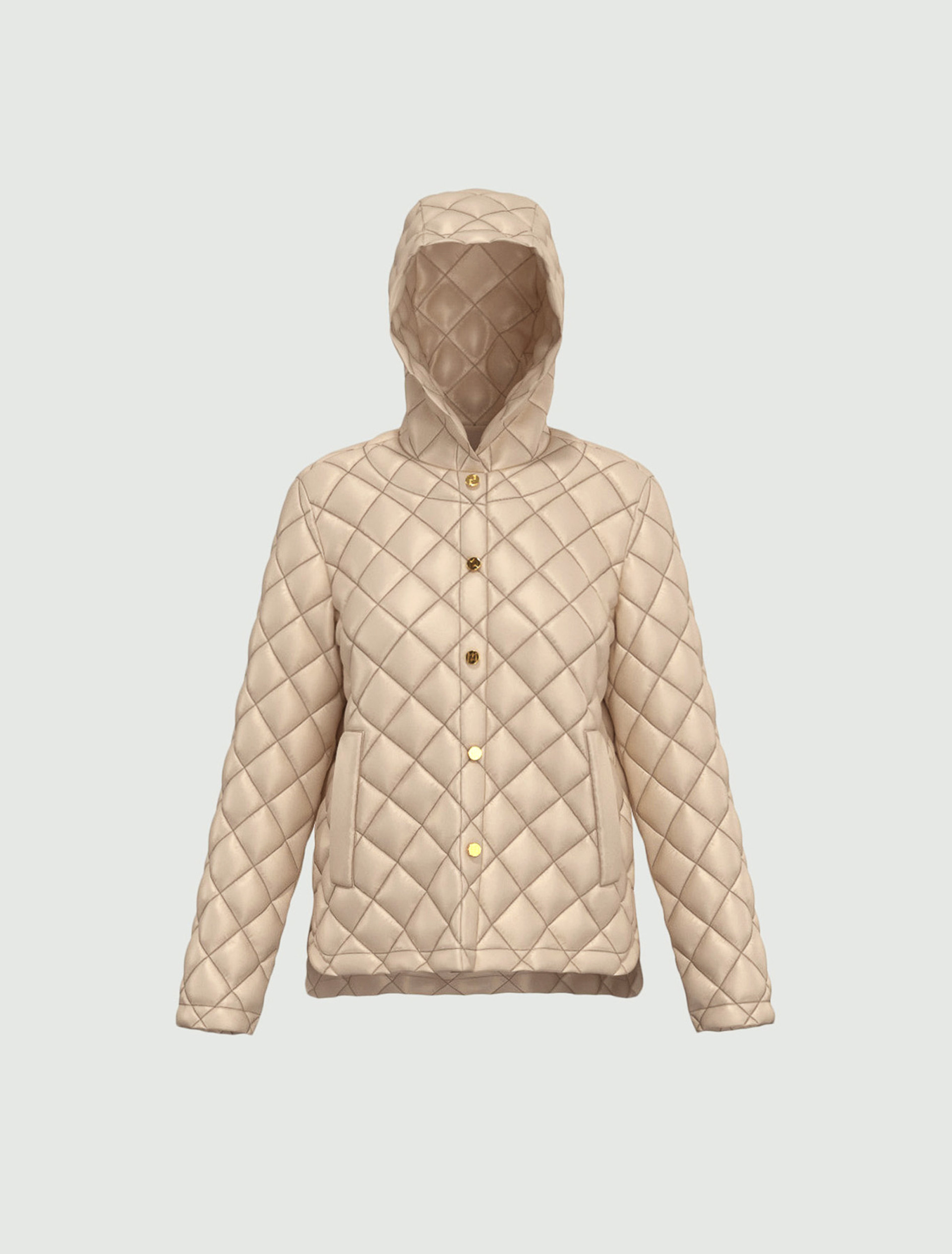 Water-repellent quilted jacket - SAND - Emme - 6
