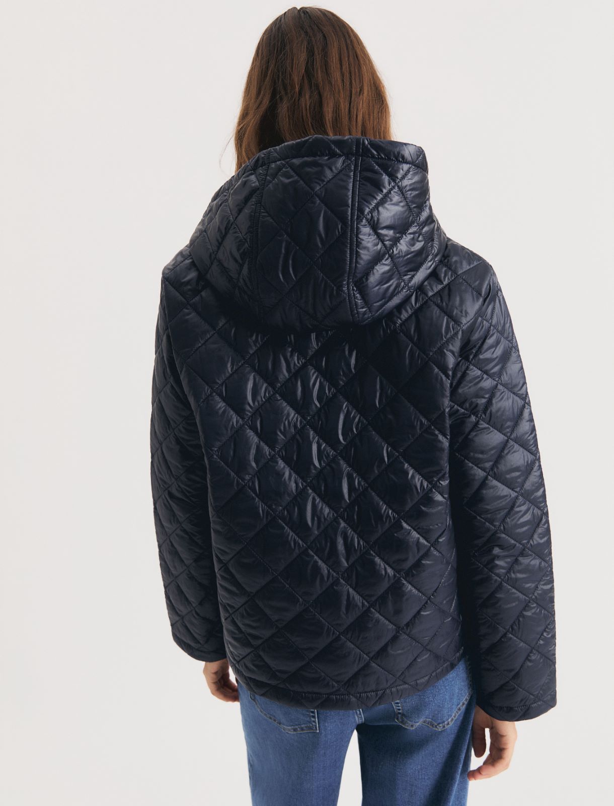 Water-repellent quilted jacket - NAVY - Emme - 2