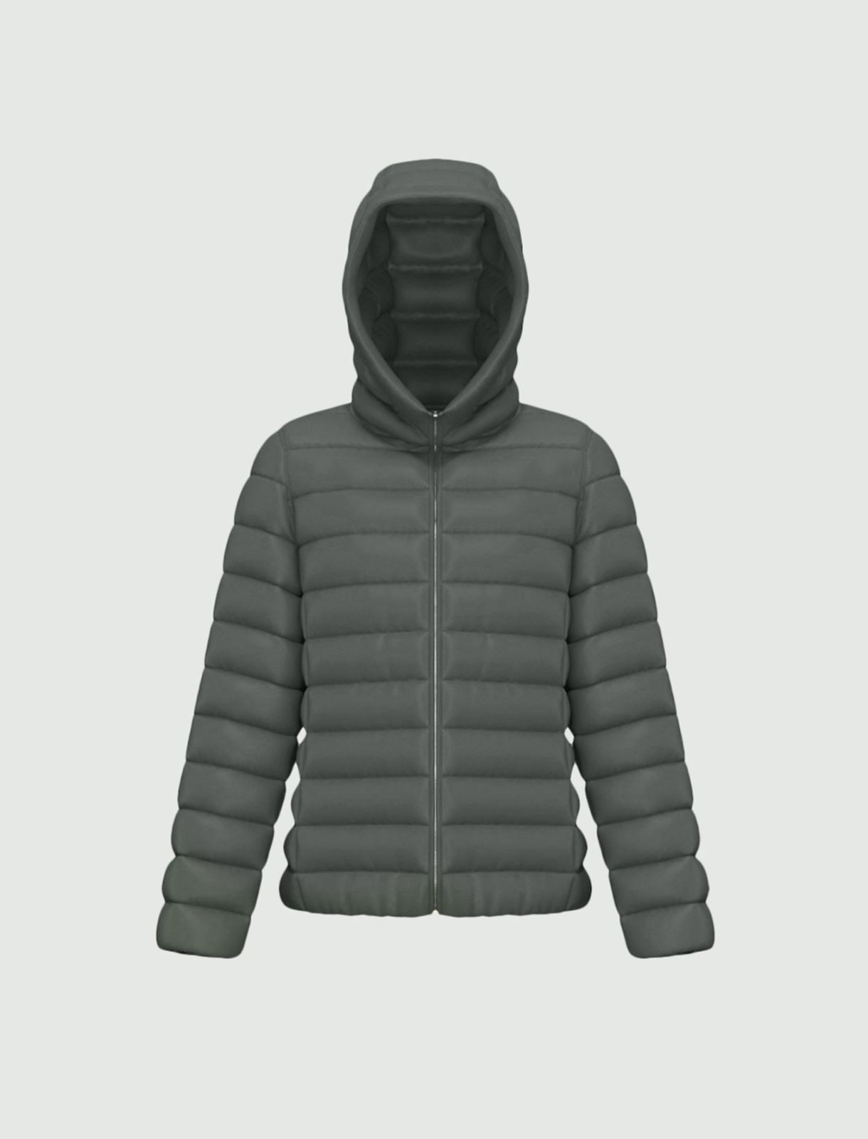 Piumino trapuntato antigoccia - VERDE SOTTOBOSCO - Emme - 6