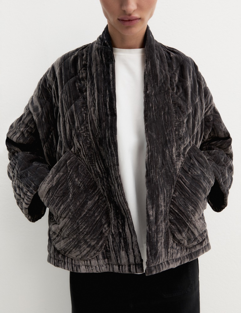 Chaqueta de terciopelo acolchado - Emme - 5