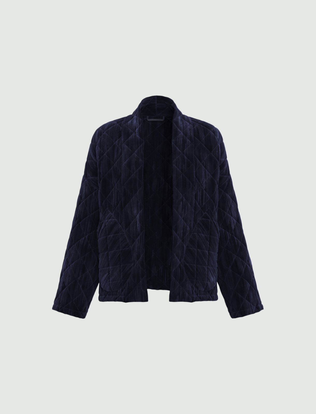 Quilted velvet jacket - OCEAN - Emme - 6
