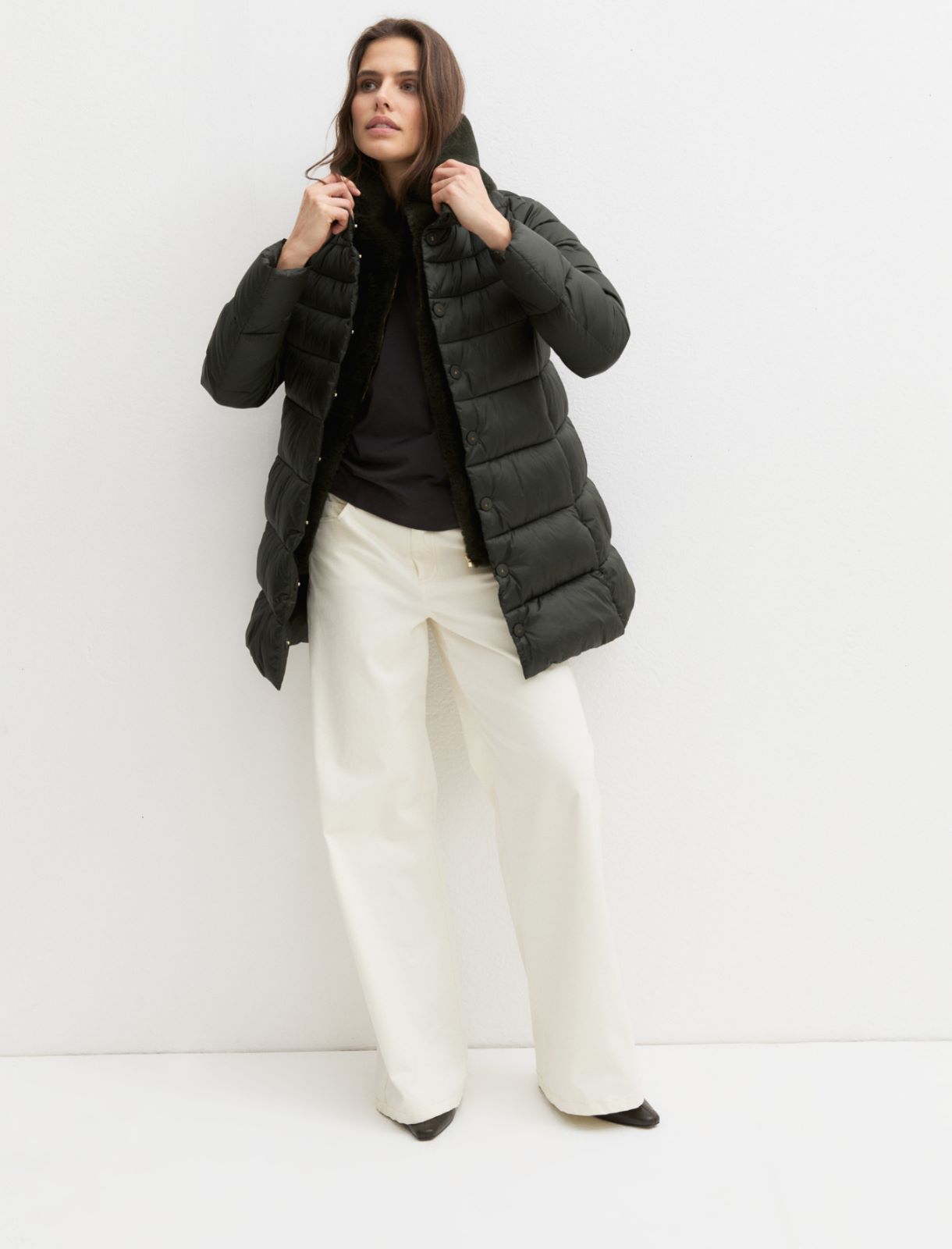 Longline water-repellent down jacket - UNDERWOOD - Emme