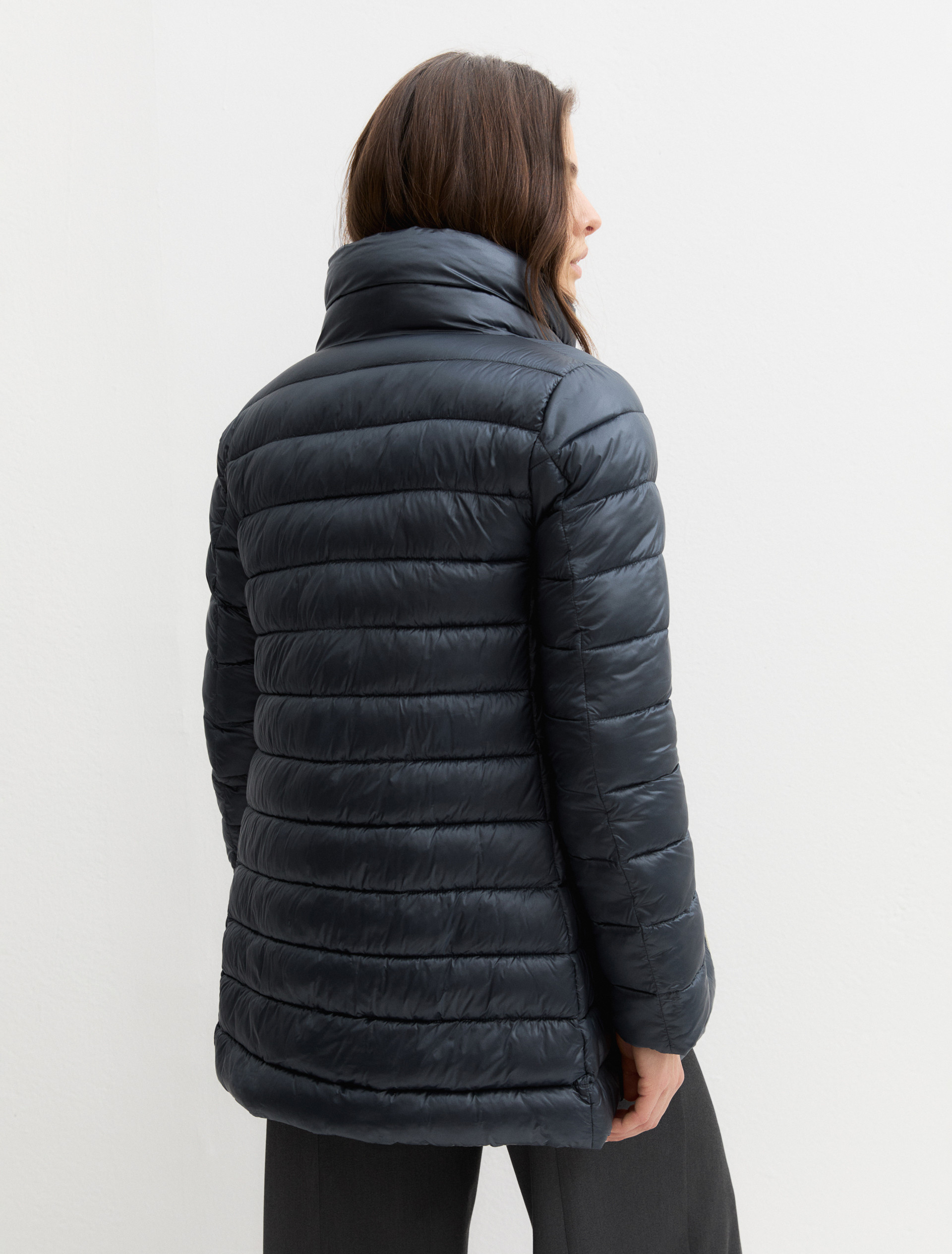 Long down jacket - GREY - Emme - 2