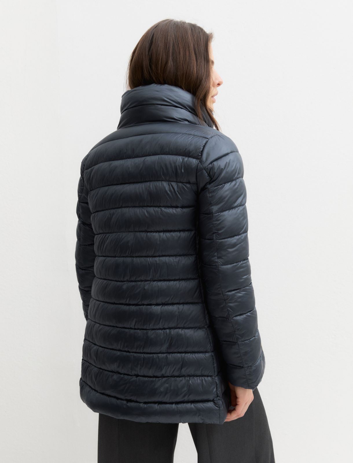 Long down jacket - GREY - Emme - 2