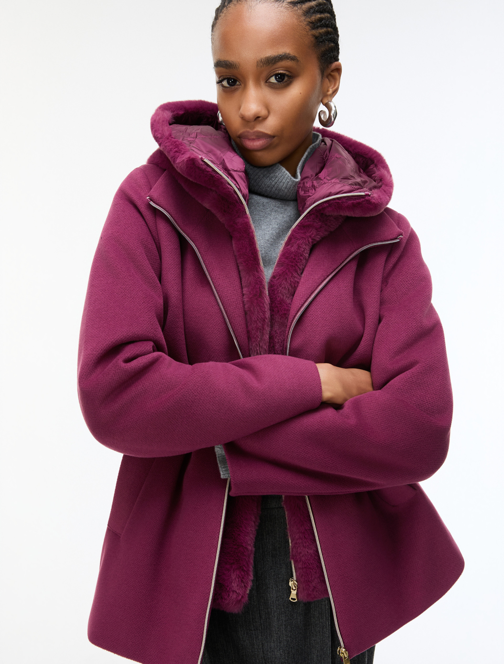 Jacket with a detachable hood - MUST - Emme - 4