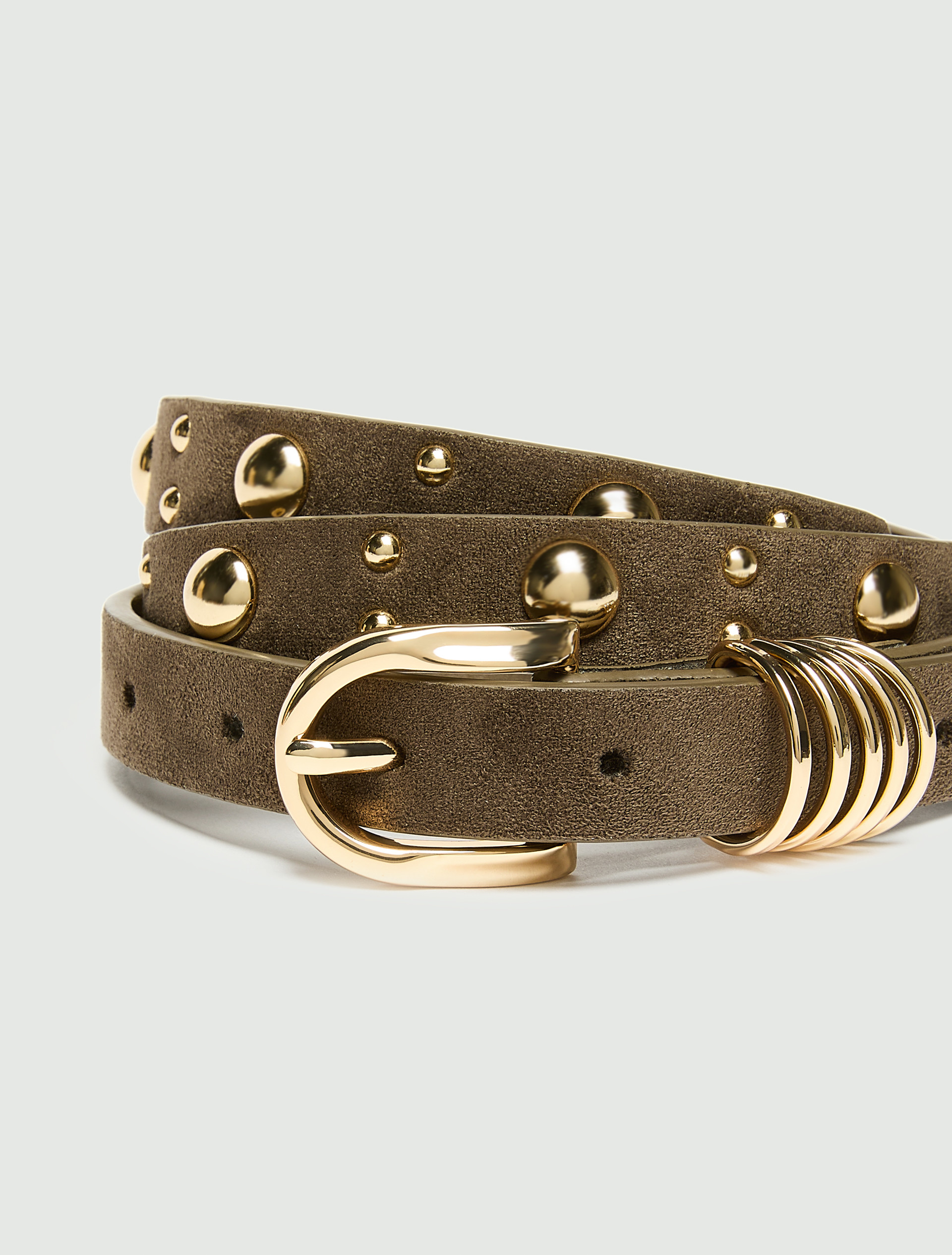 Cintura con borchie - KAKI - Emme - 4