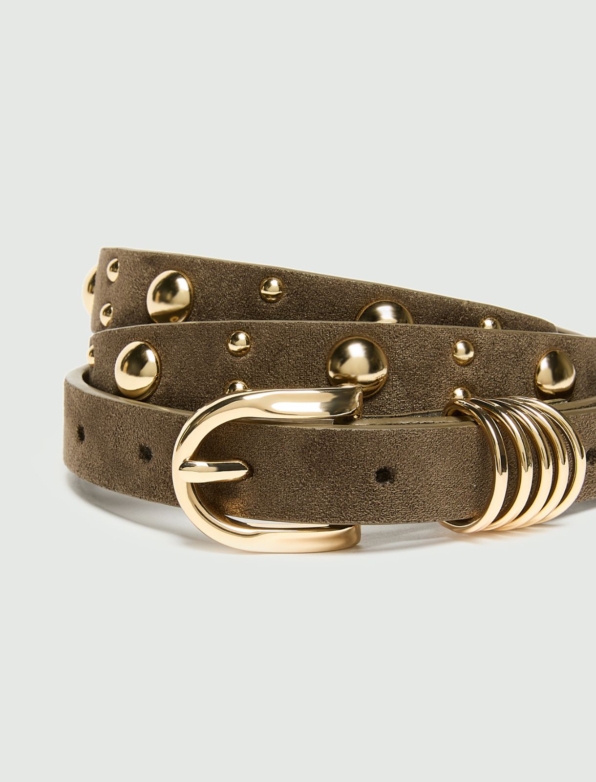 Cintura con borchie - KAKI - Emme - 4