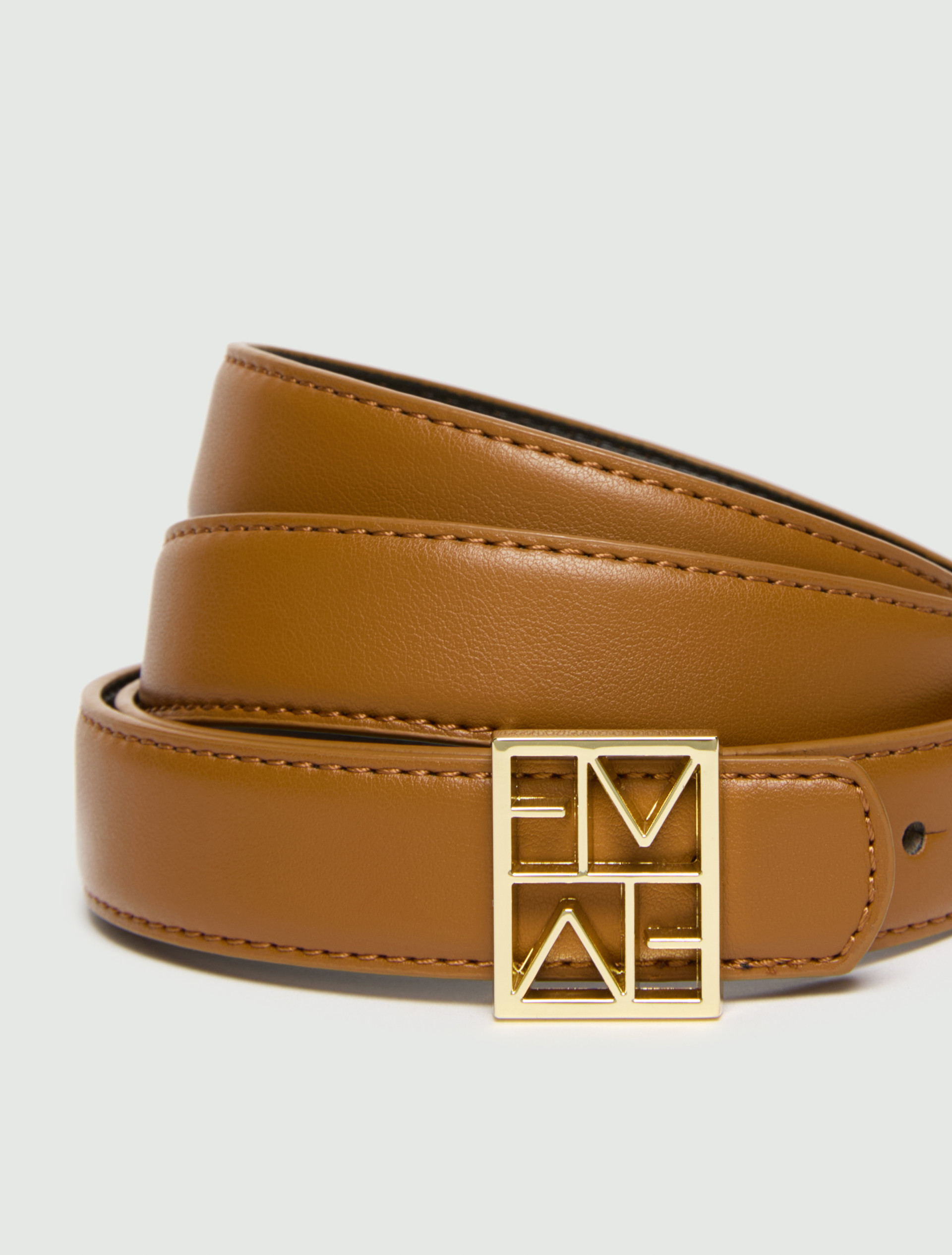 Cintura reversibile con logo - CUOIO - Emme - 3