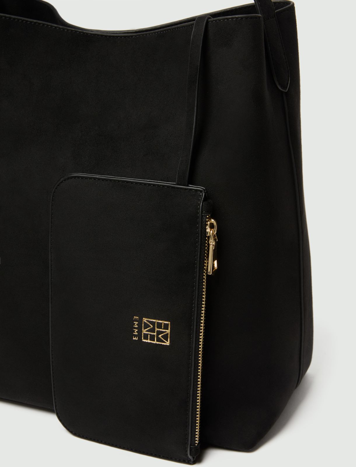 Hobo bag con pochette - NERO - Emme - 3