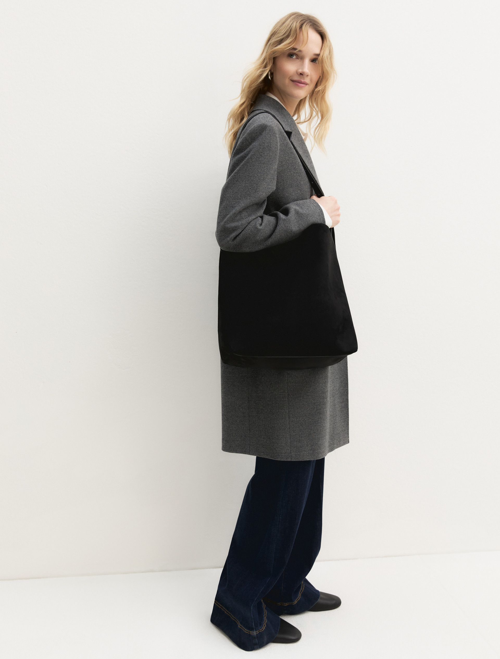 Hobo bag con pochette - NERO - Emme - 1