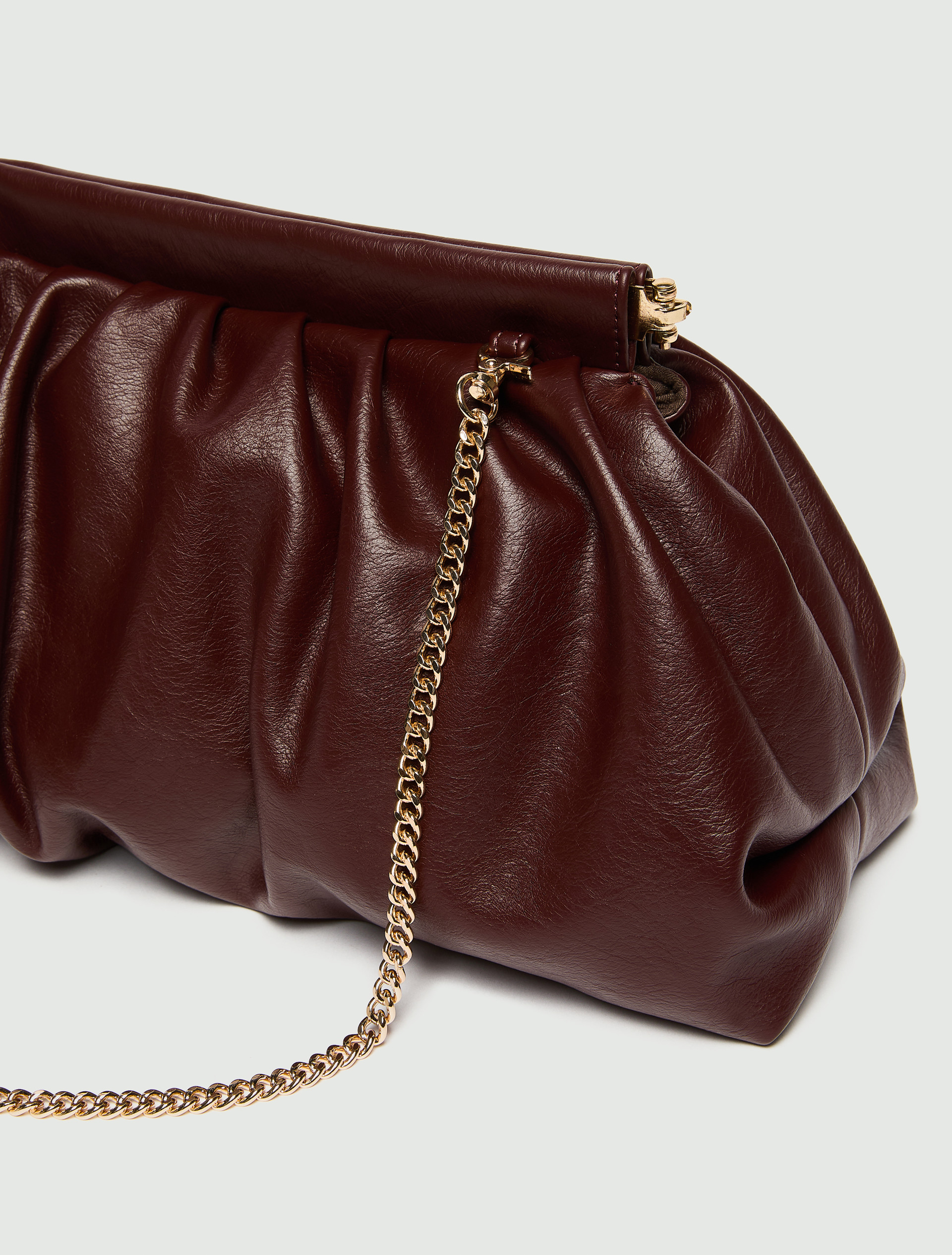 Soft clutch bag - TOBACCO - Emme - 3
