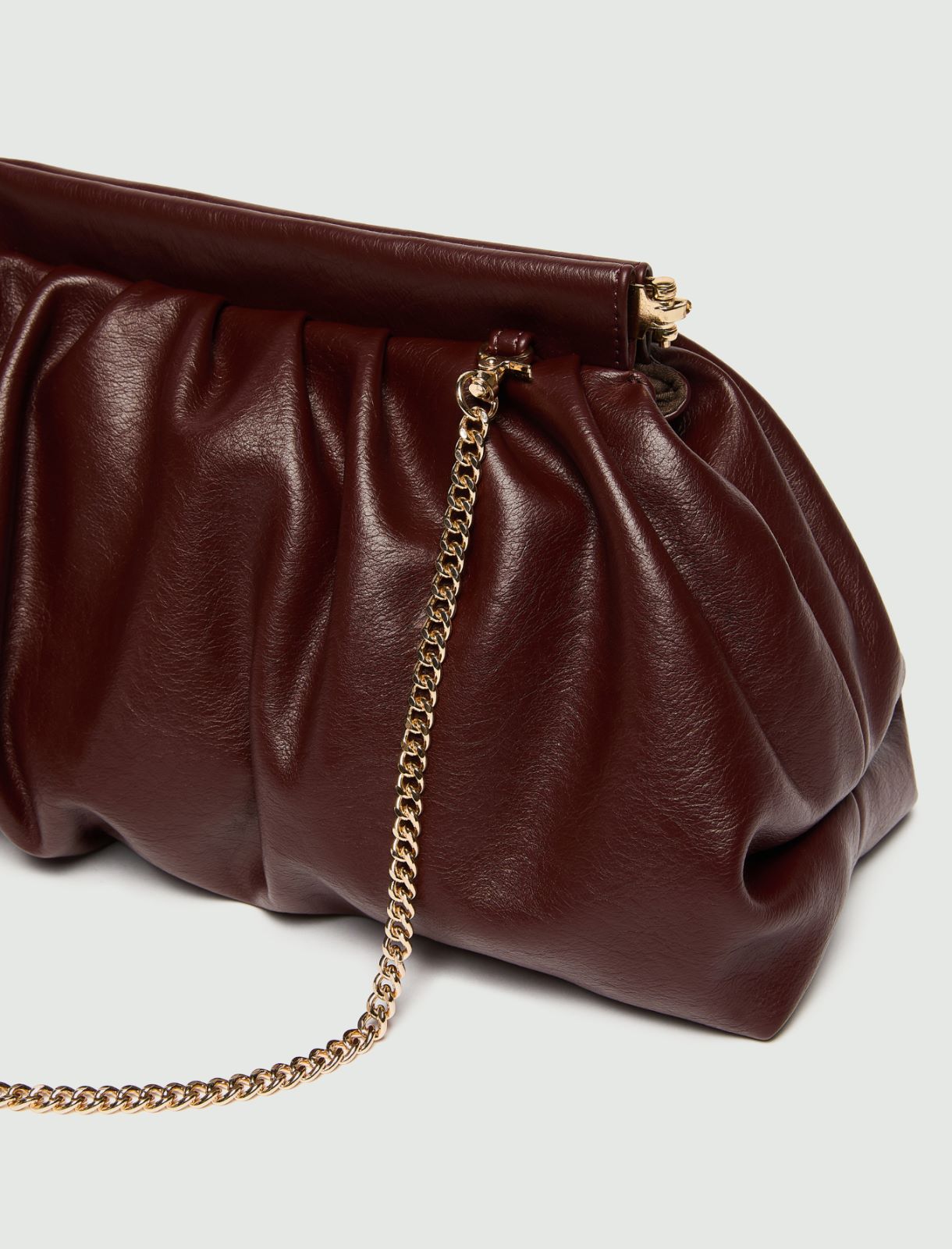 Soft clutch bag - TOBACCO - Emme - 3