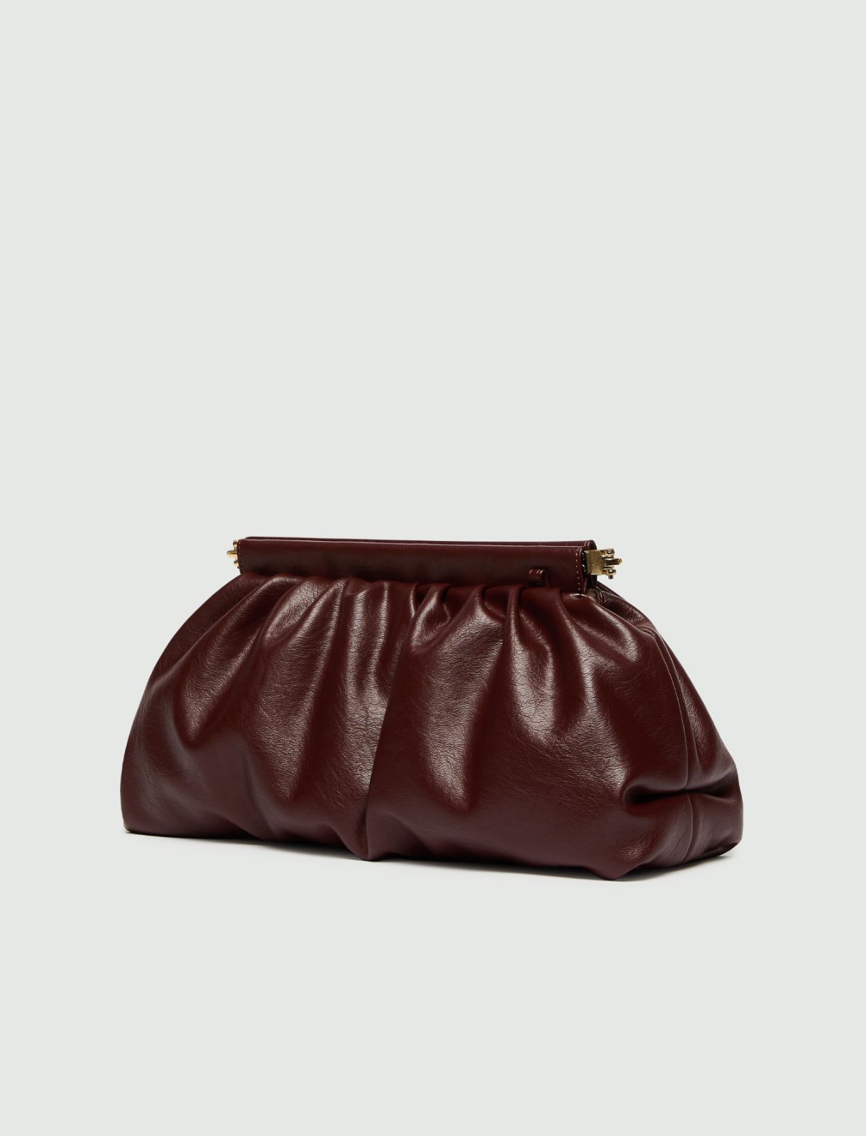 Soft clutch bag - TOBACCO - Emme - 5