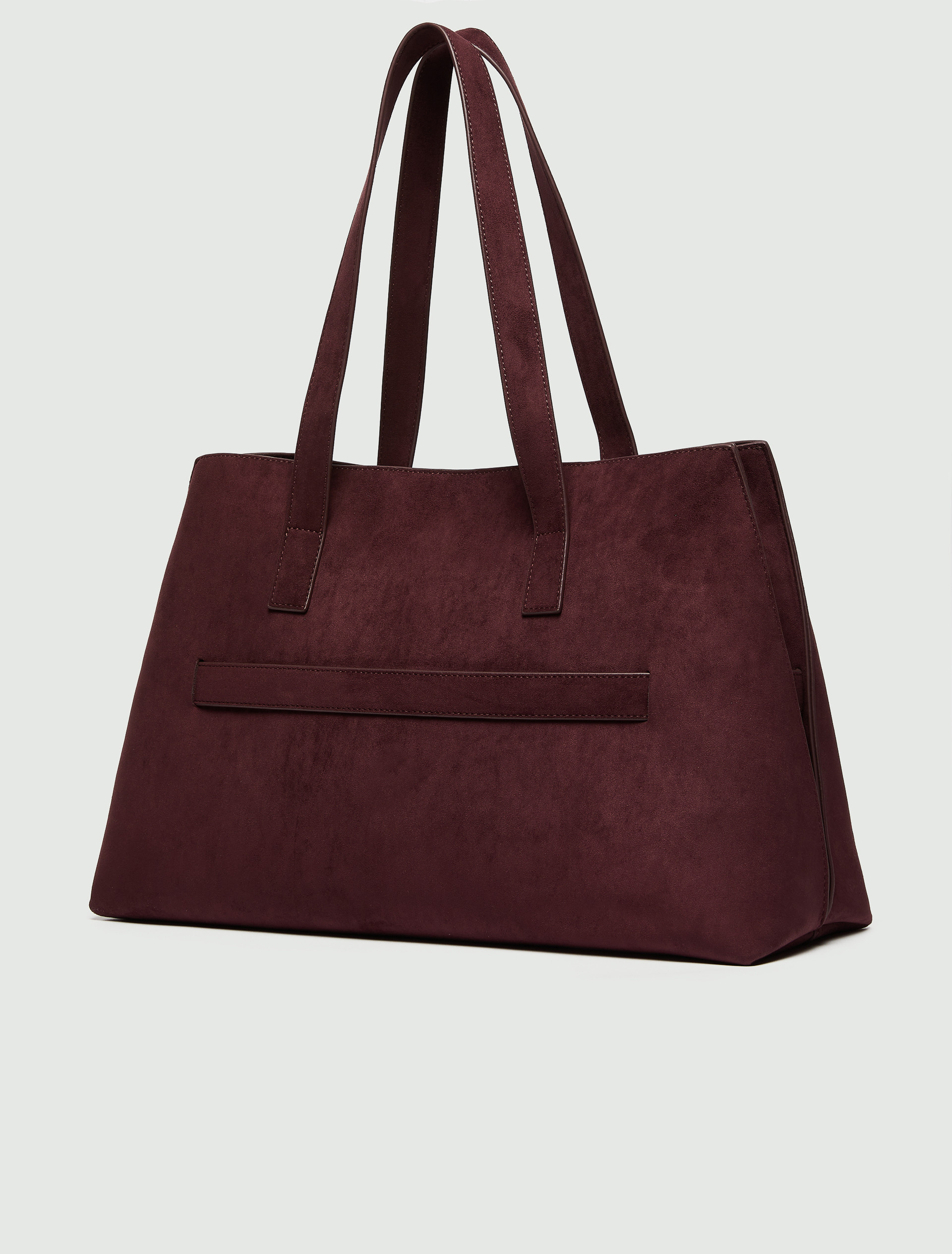 Strap-detail tote bag - BORDEAUX - Emme - 5