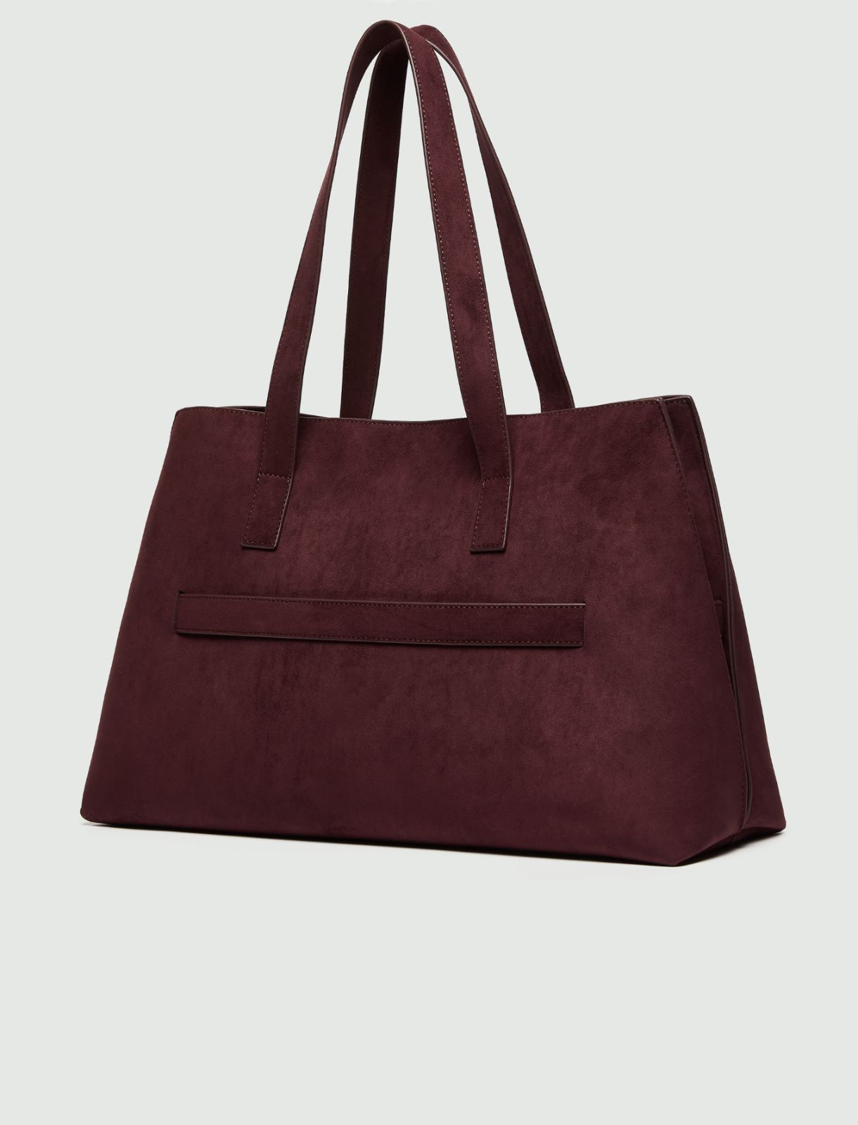 Strap-detail tote bag - BORDEAUX - Emme - 5