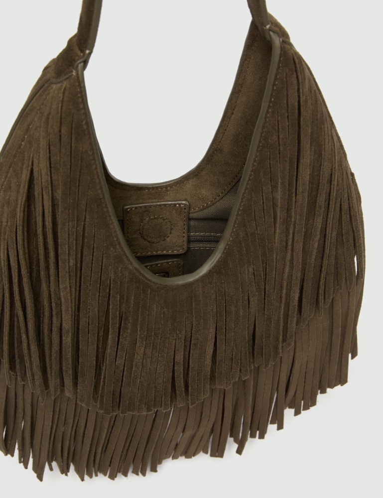 Borsa a spalla con frange - Emme - 4