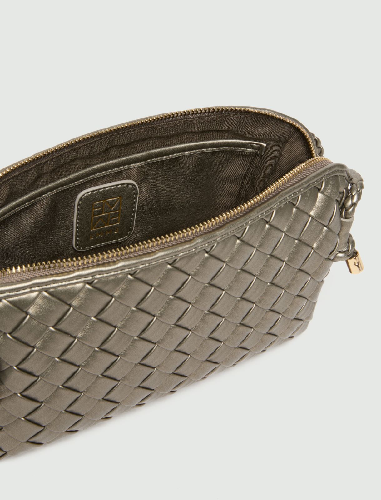 Borsa a tracolla intrecciata - SILVER - Emme - 4