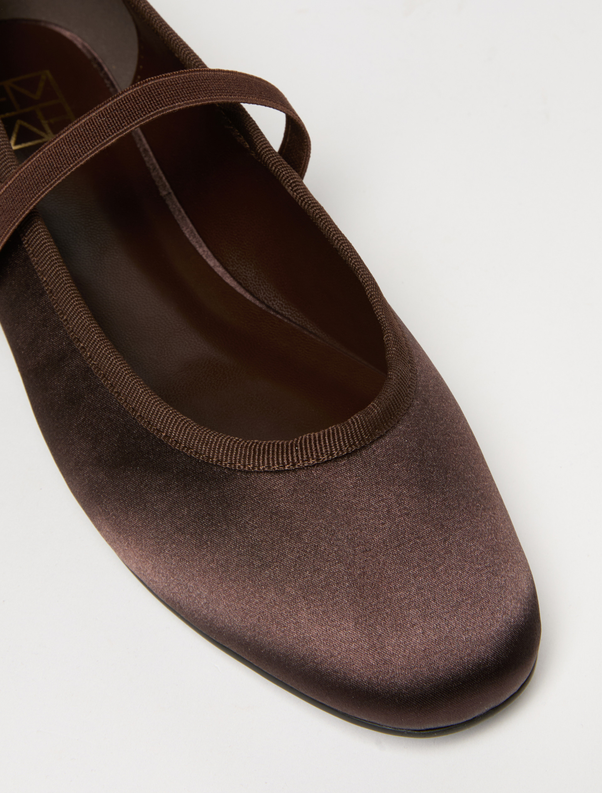 Ballerina in satin - MARRONE - Emme - 5