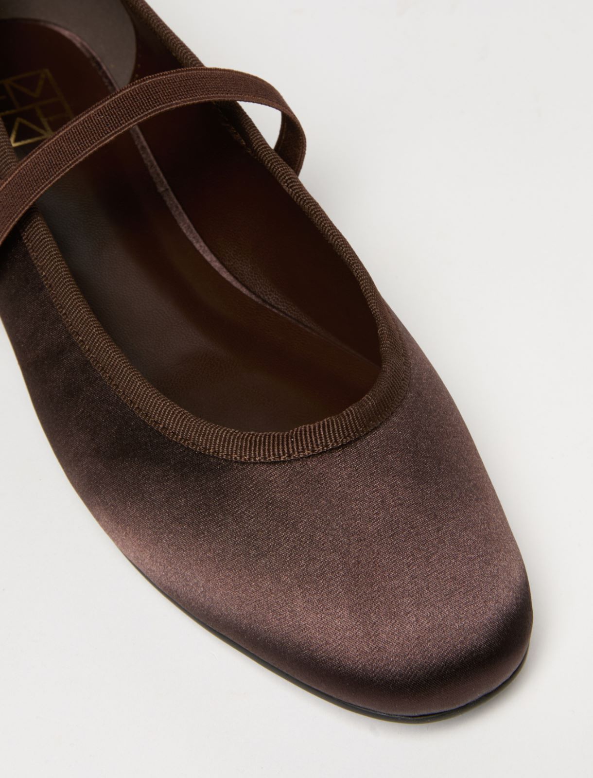 Ballerina in satin - MARRONE - Emme - 5