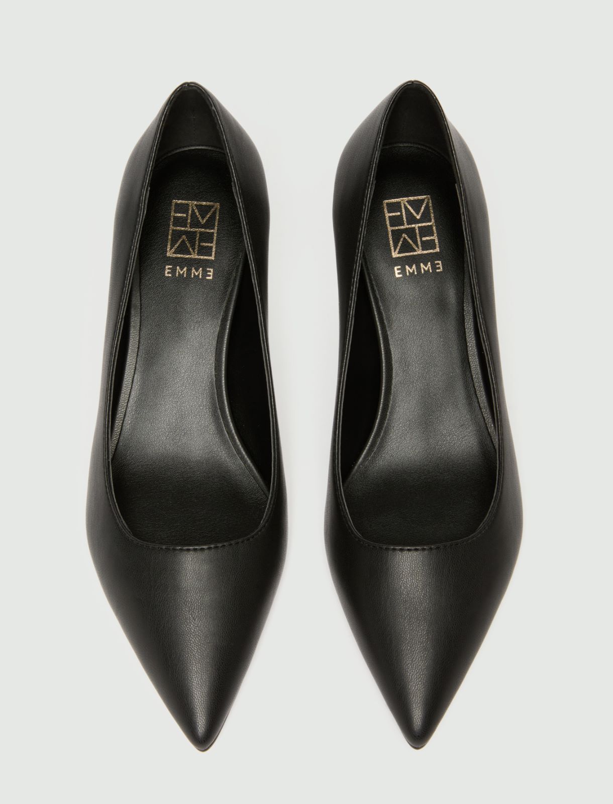 Zapato salón de línea estilizada - NEGRO - Emme - 5