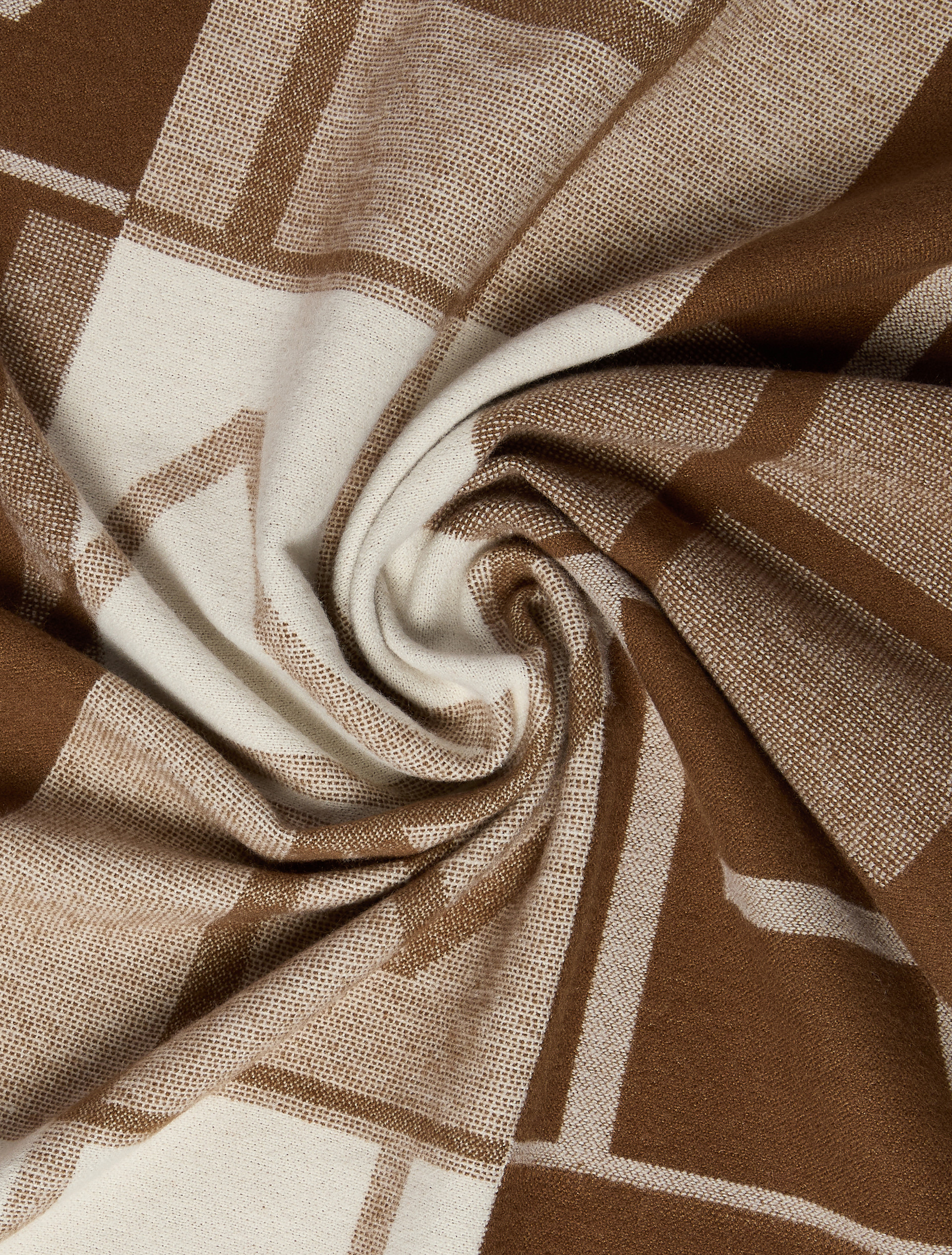 Estola jacquard con logo Emmegram - CUERO - Emme - 4