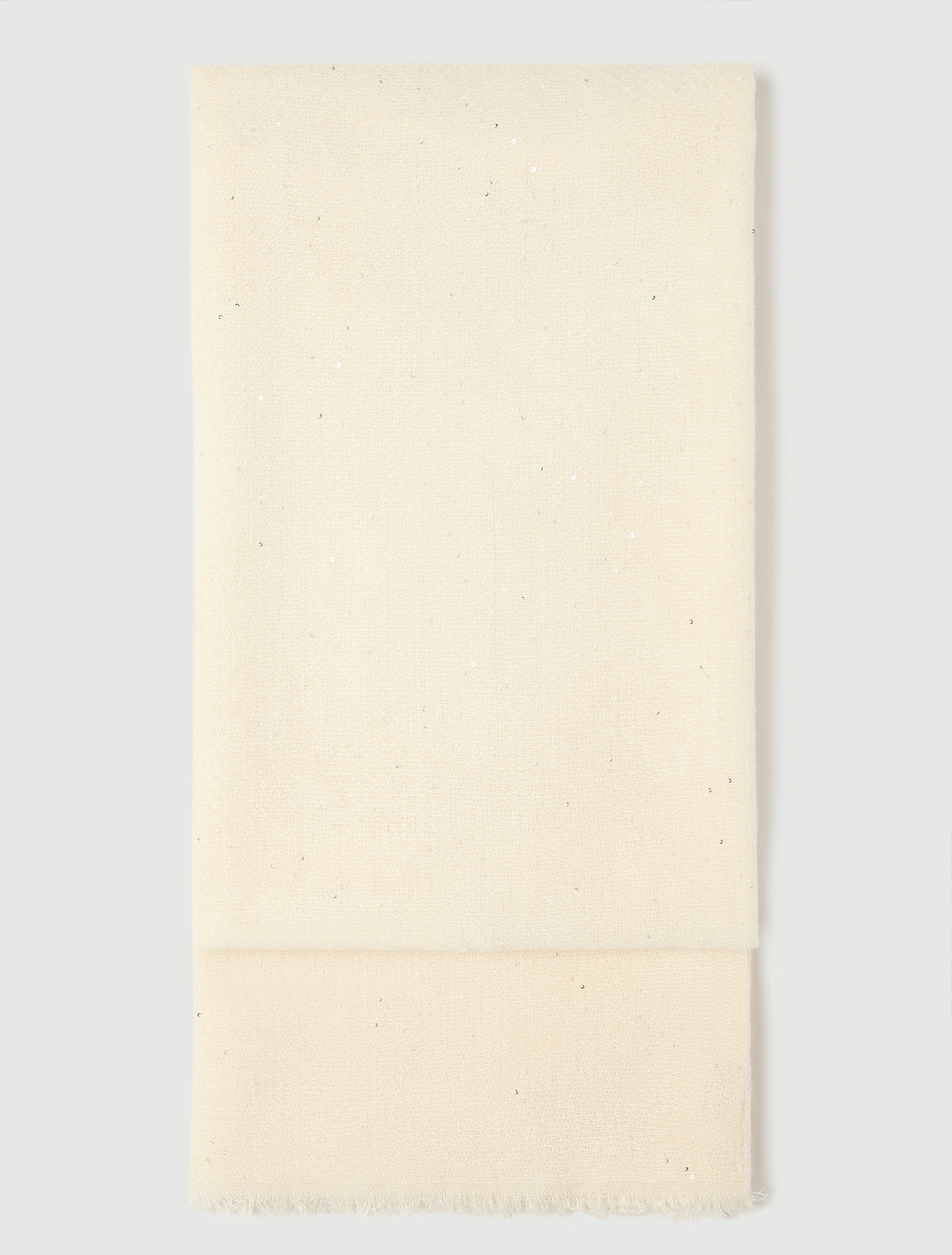 Sequinned stole - CREAM - Emme - 2