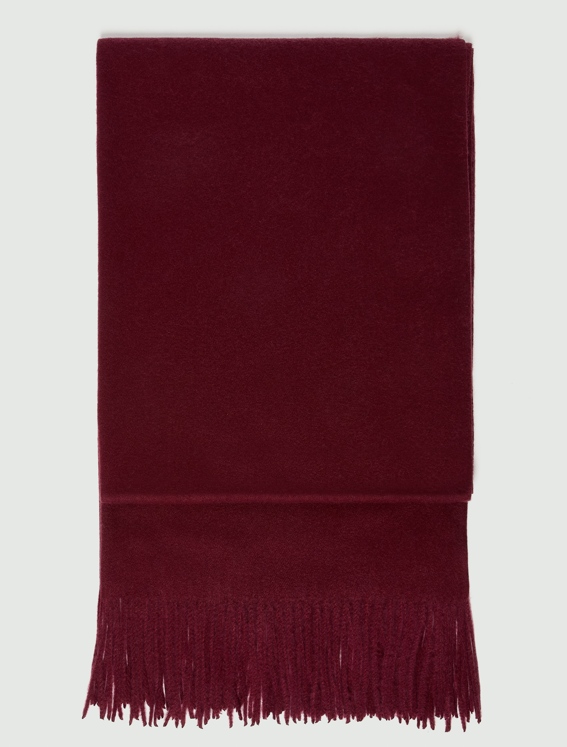 Fringed scarf - BORDEAUX - Emme - 2