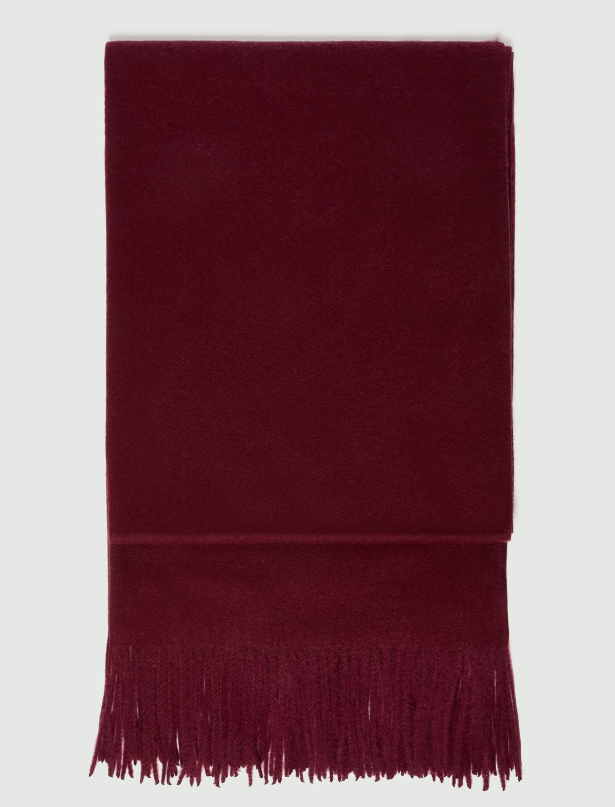 Fringed scarf - BORDEAUX - Emme - 2