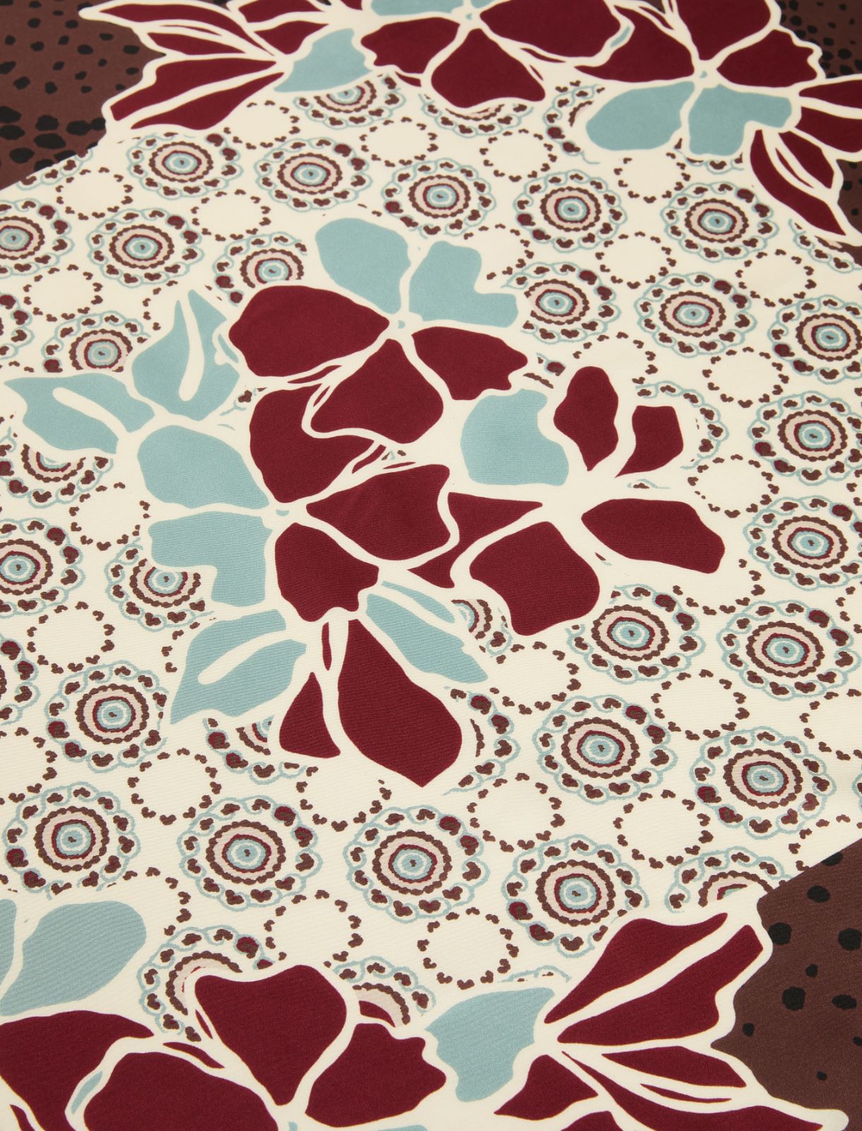 Foulard in seta - MARRONE - Emme - 3