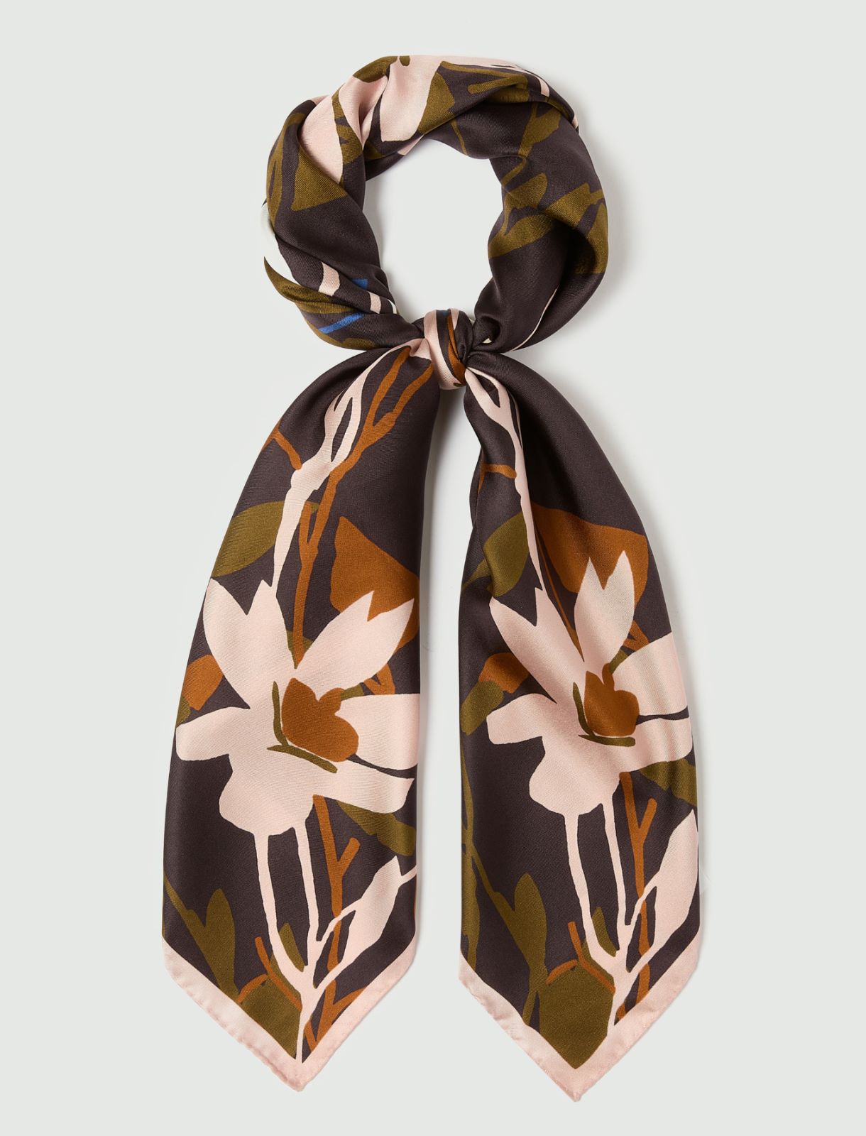 Foulard in seta - BLU ELETTRICO - Emme - 2