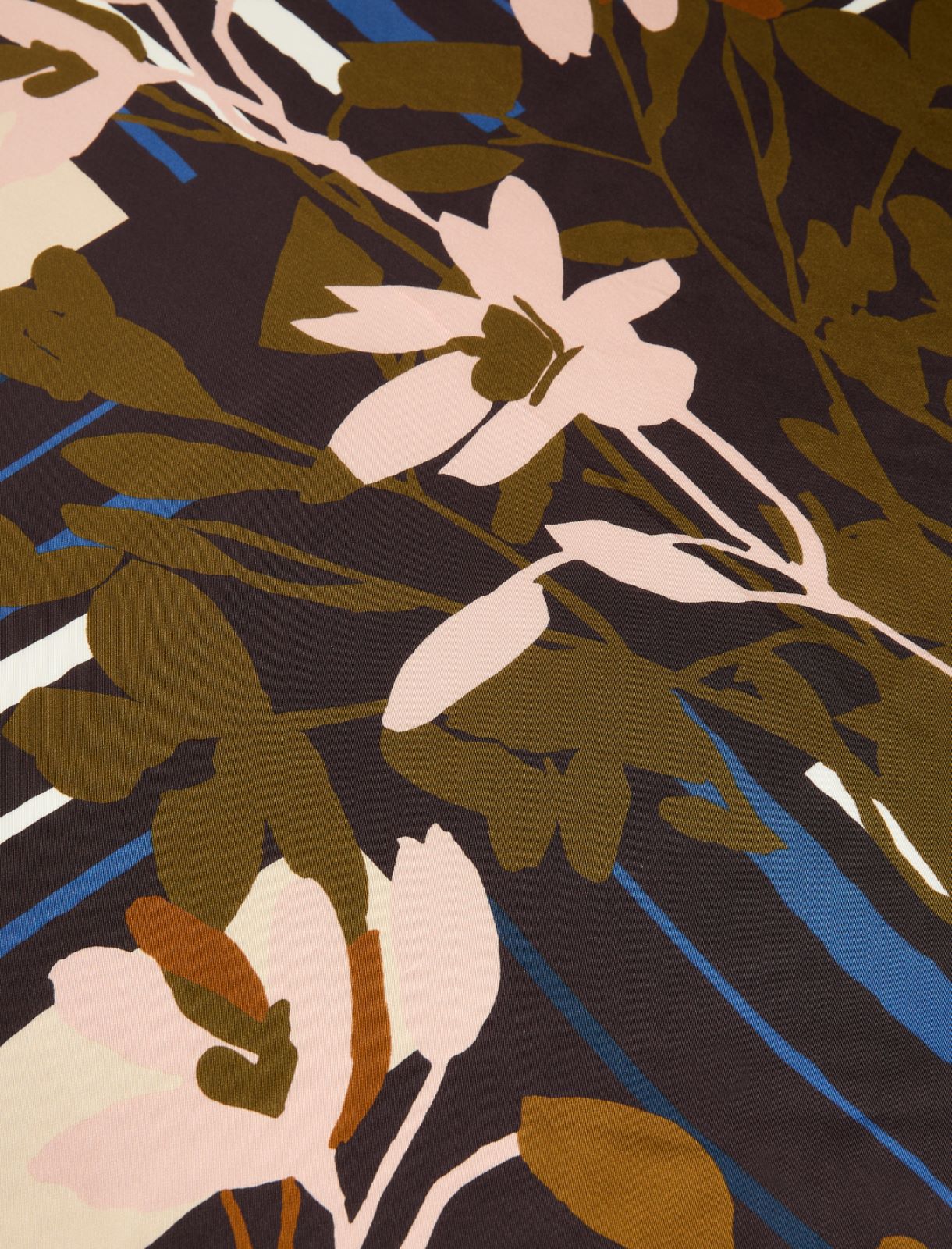 Foulard in seta - BLU ELETTRICO - Emme - 4