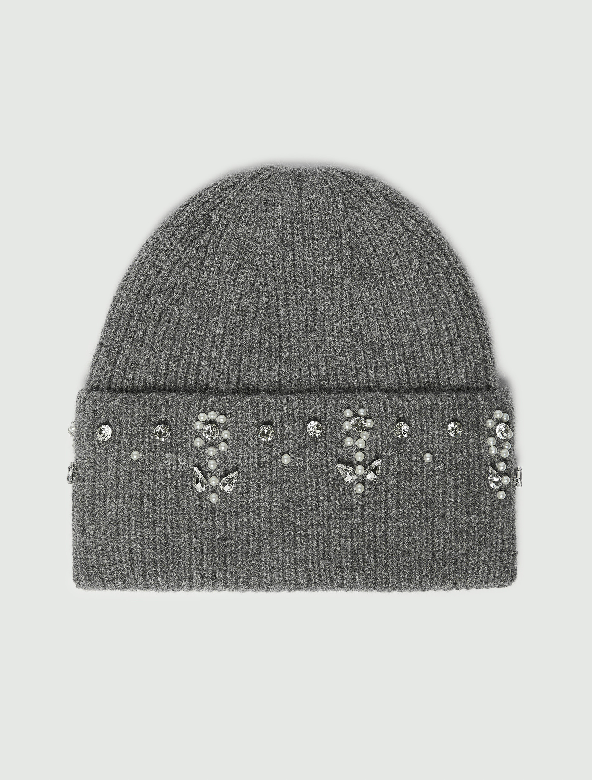 Stretch-knit beanie - MELANGE GREY - Emme - 2