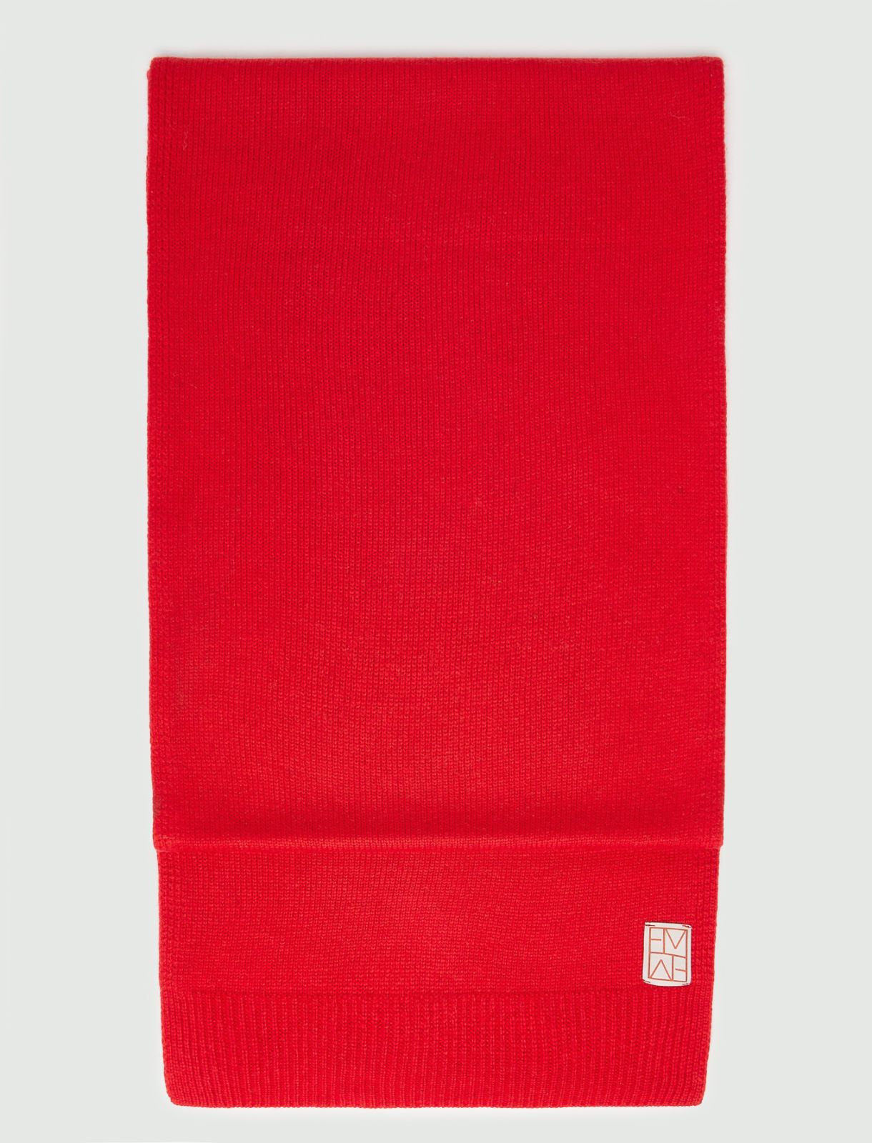 Cashmere-blend scarf - RED - Emme - 2