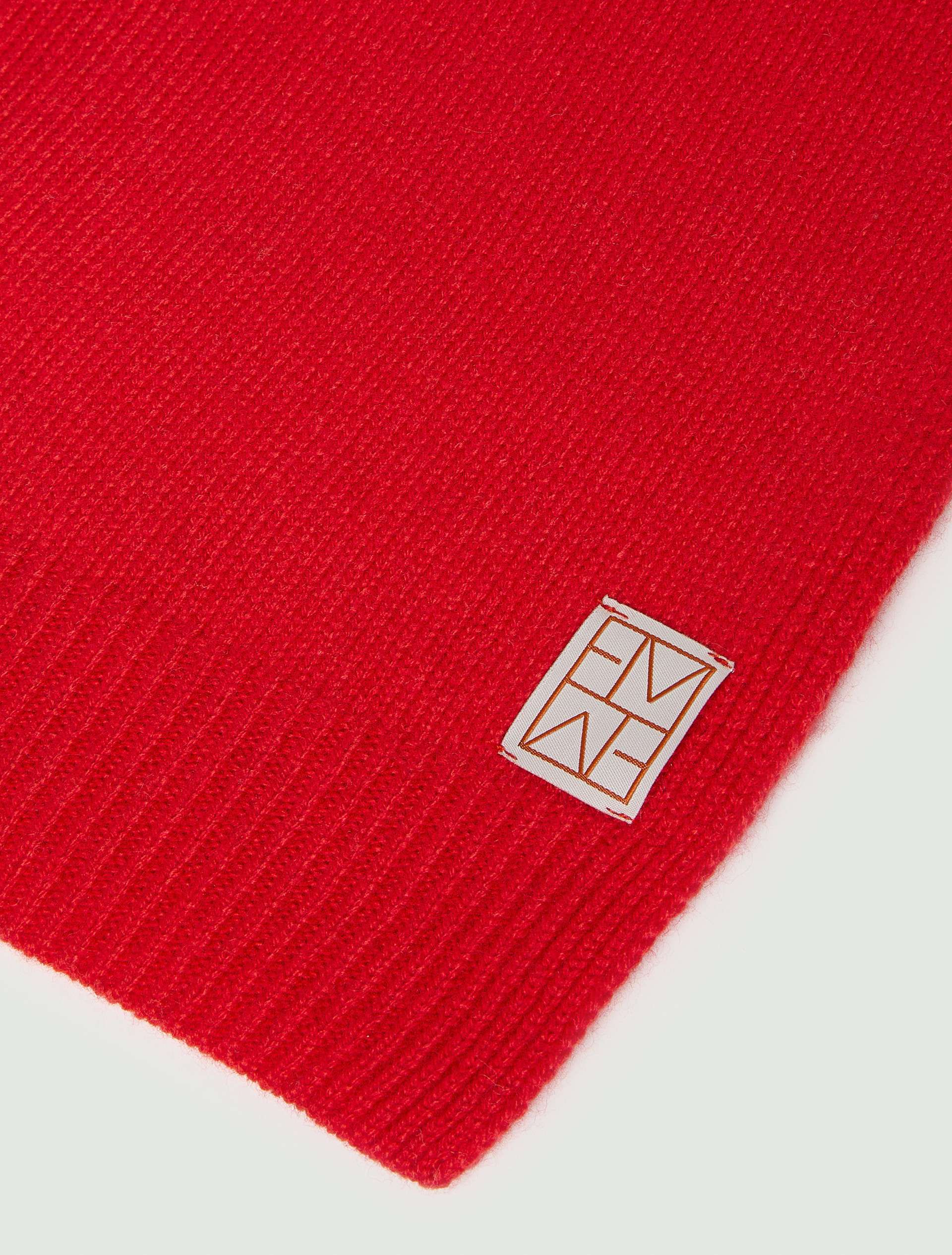 Cashmere-blend scarf - RED - Emme - 3