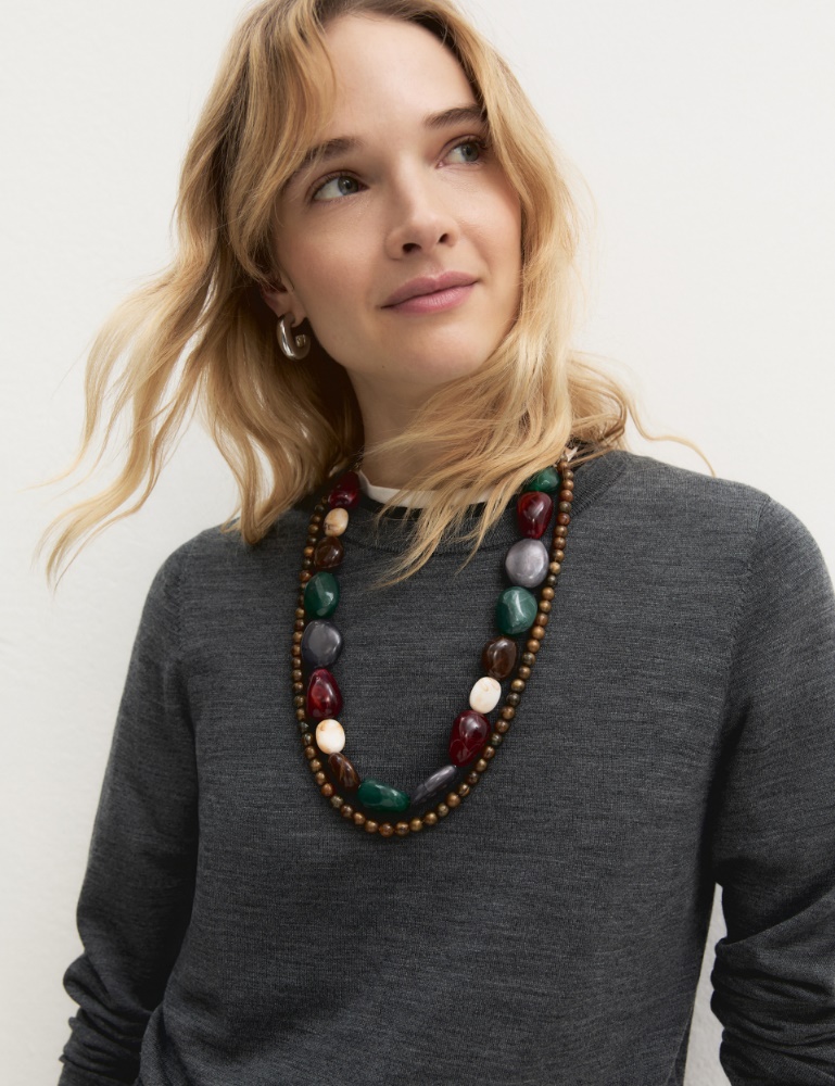 Collar con perlas de bisutería - Emme