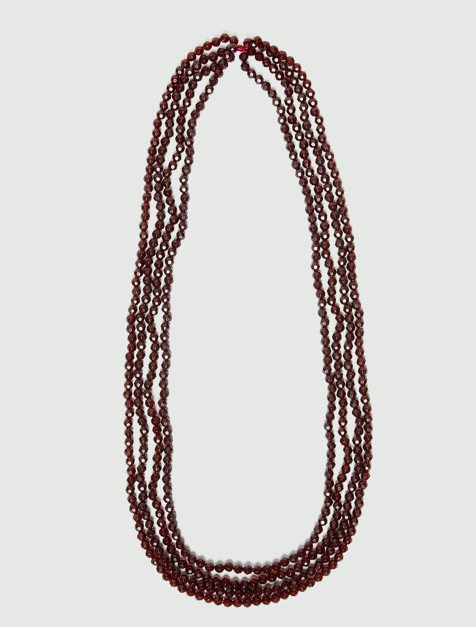 Beaded necklace - RED - Emme - 2