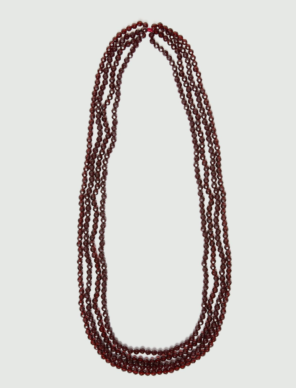 Beaded necklace - RED - Emme - 2