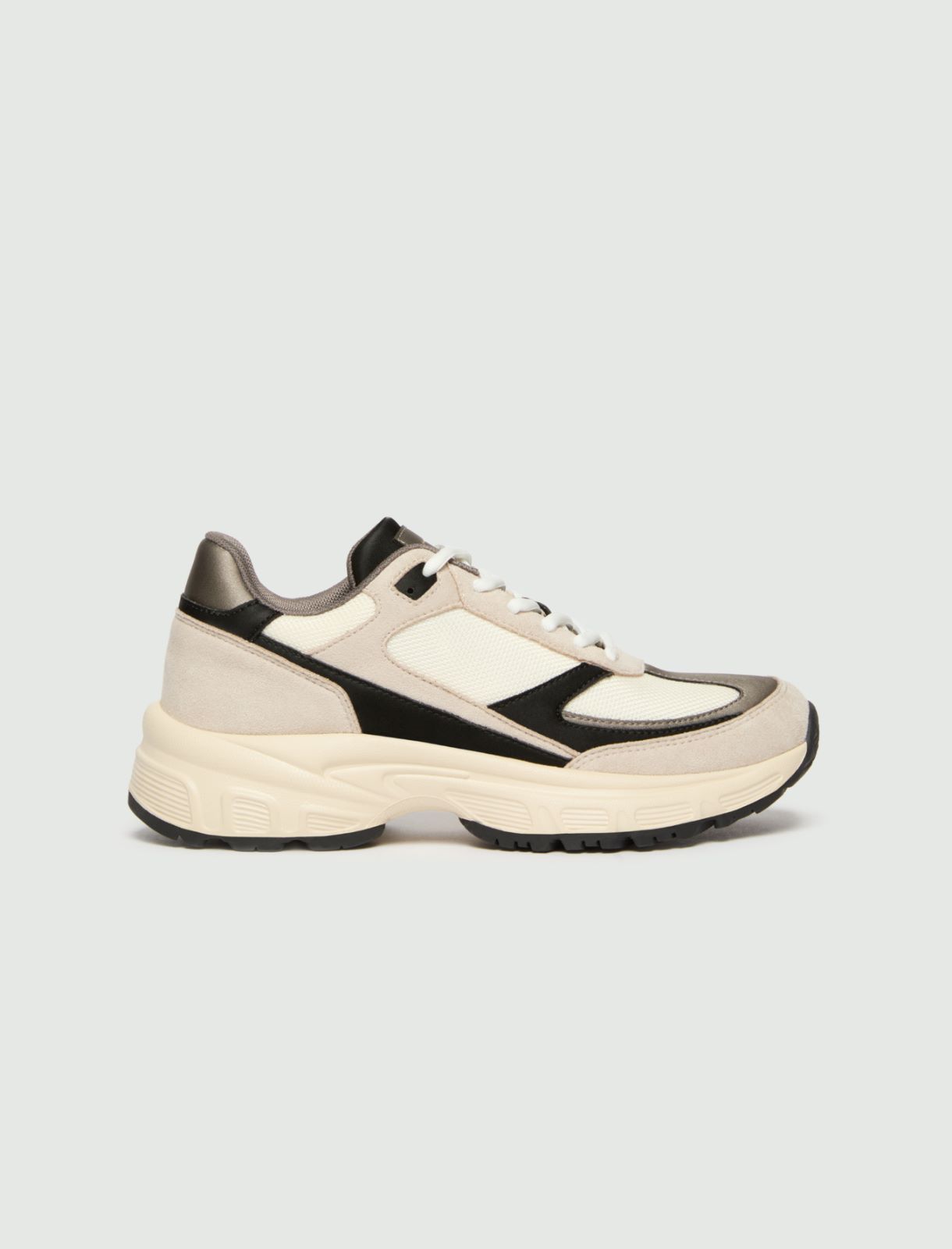 Sneaker con mesh - GRIGIO PERLA - Emme - 2