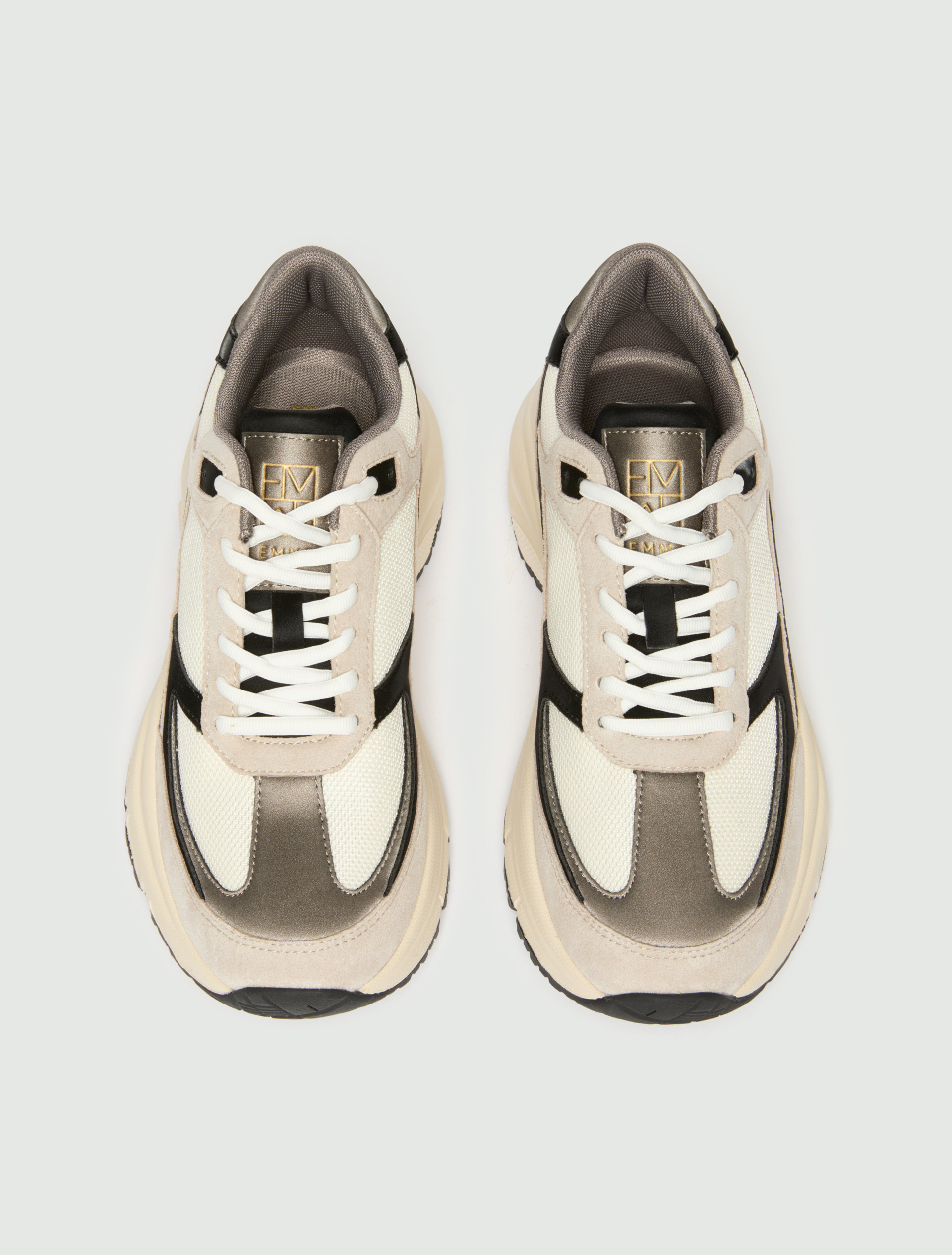 Sneaker con mesh - GRIGIO PERLA - Emme - 5