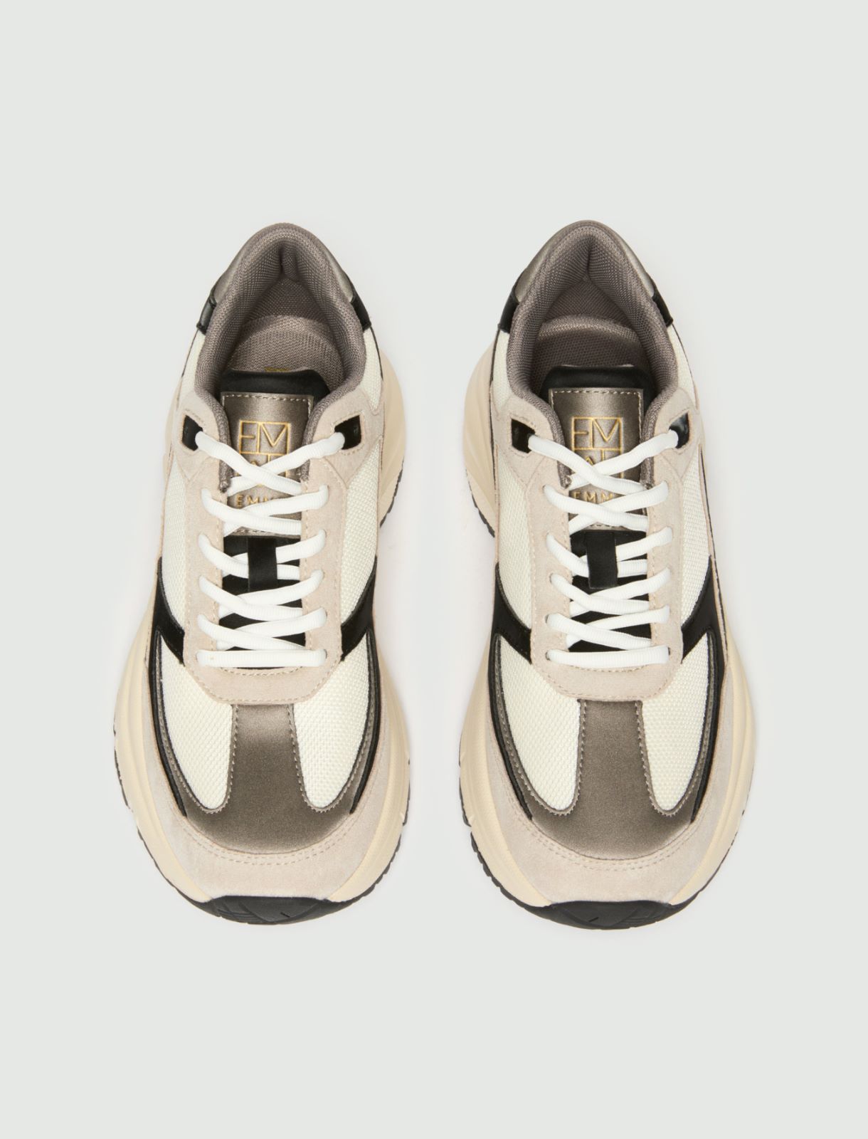 Sneaker con mesh - GRIGIO PERLA - Emme - 5