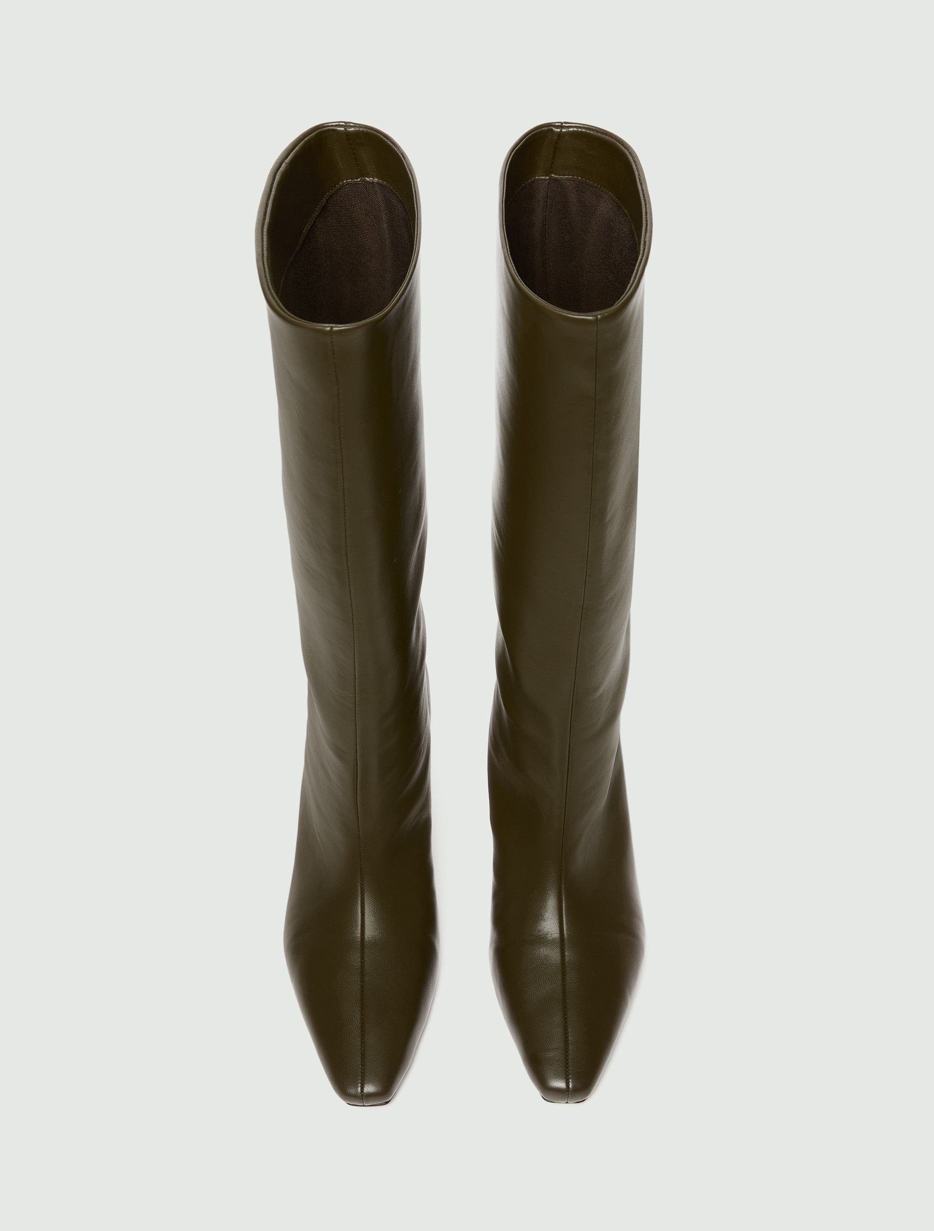 Bota hasta la rodilla - OLIVA OSCURO - Emme - 6