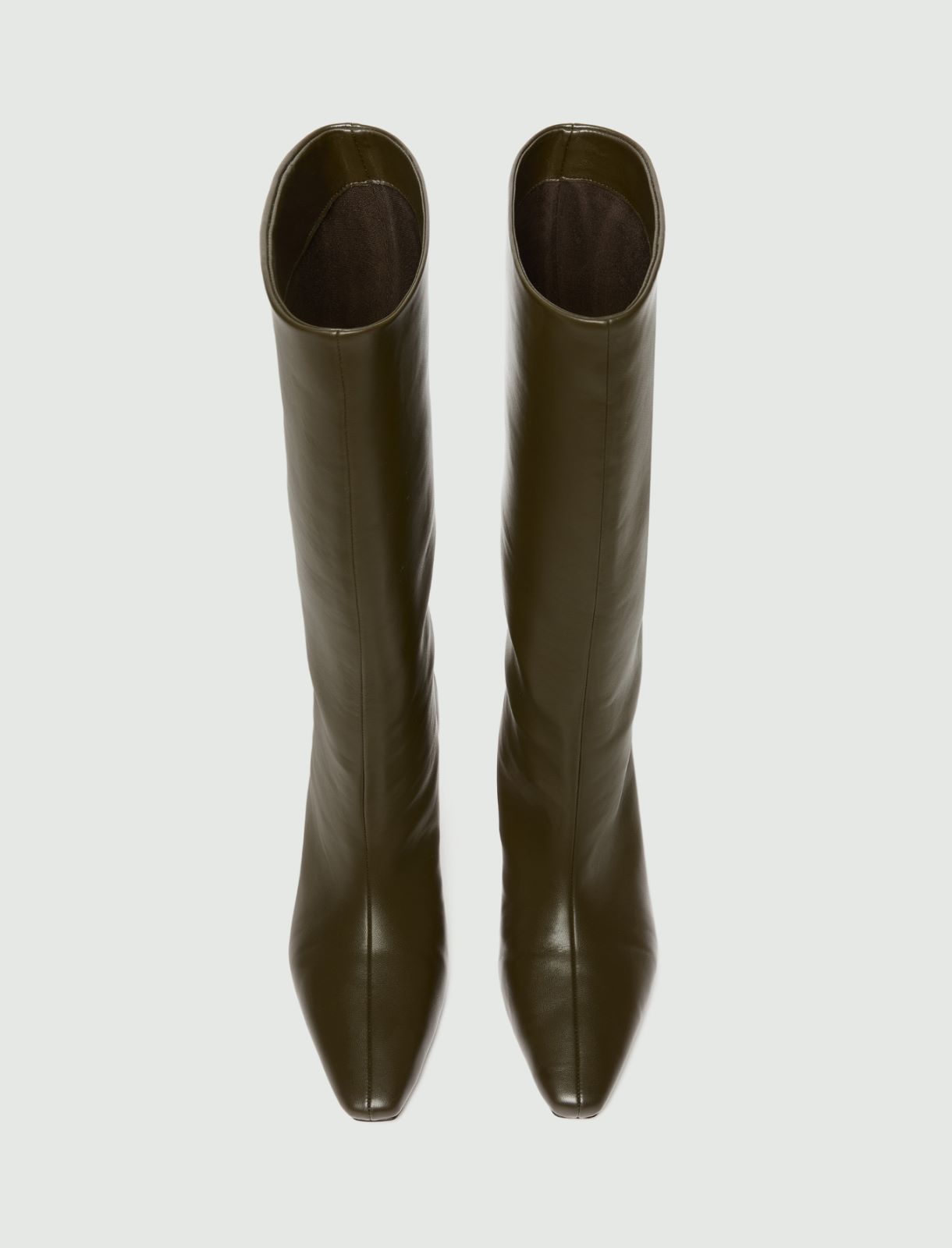 Bota hasta la rodilla - OLIVA OSCURO - Emme - 6