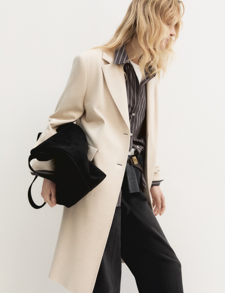 Cappotto in jersey smerigliato - Emme