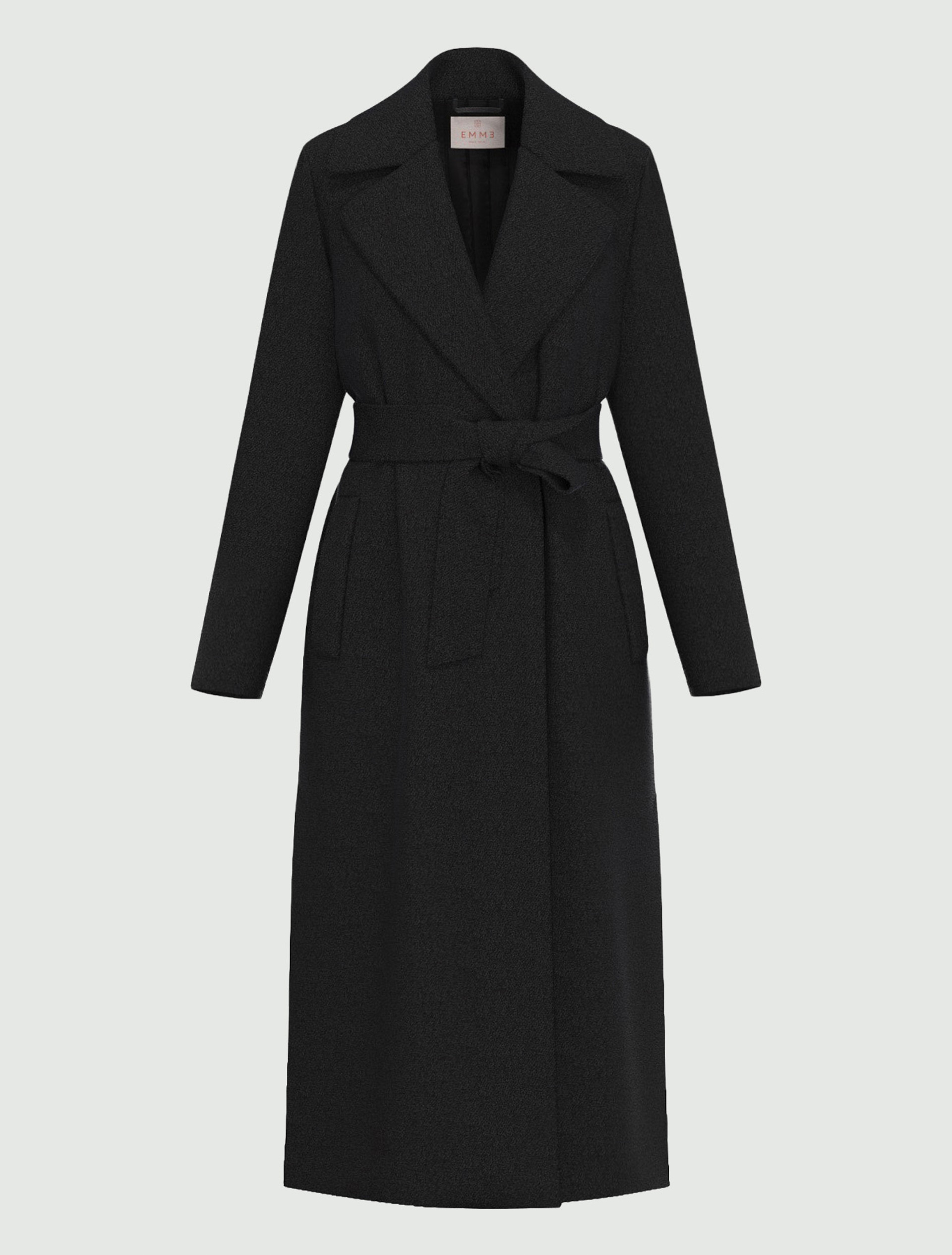 Soft jersey cloth coat - BLACK - Emme - 6
